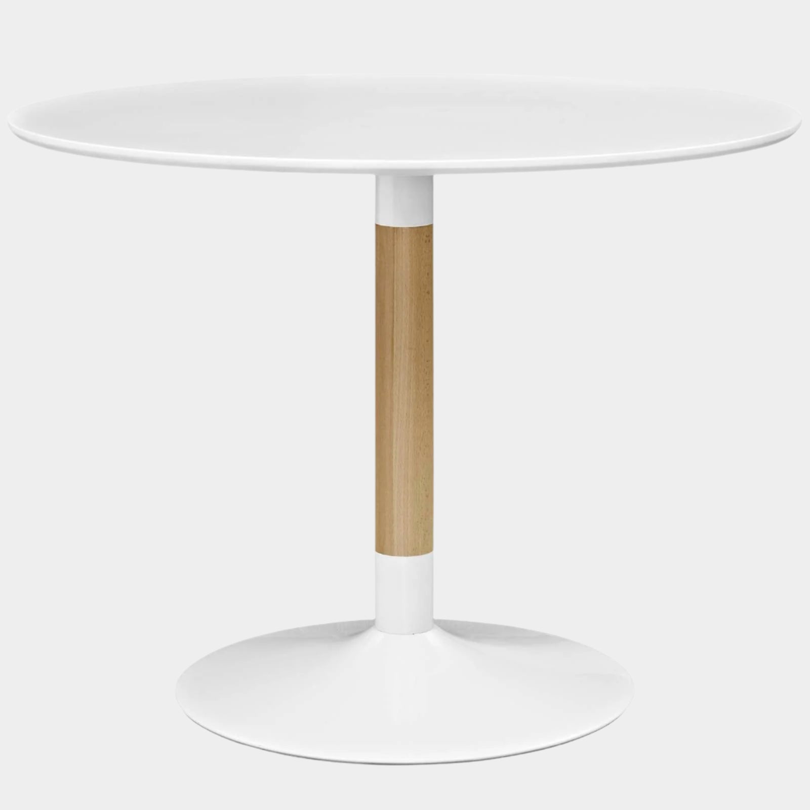 Whirl Round Dining Table in White