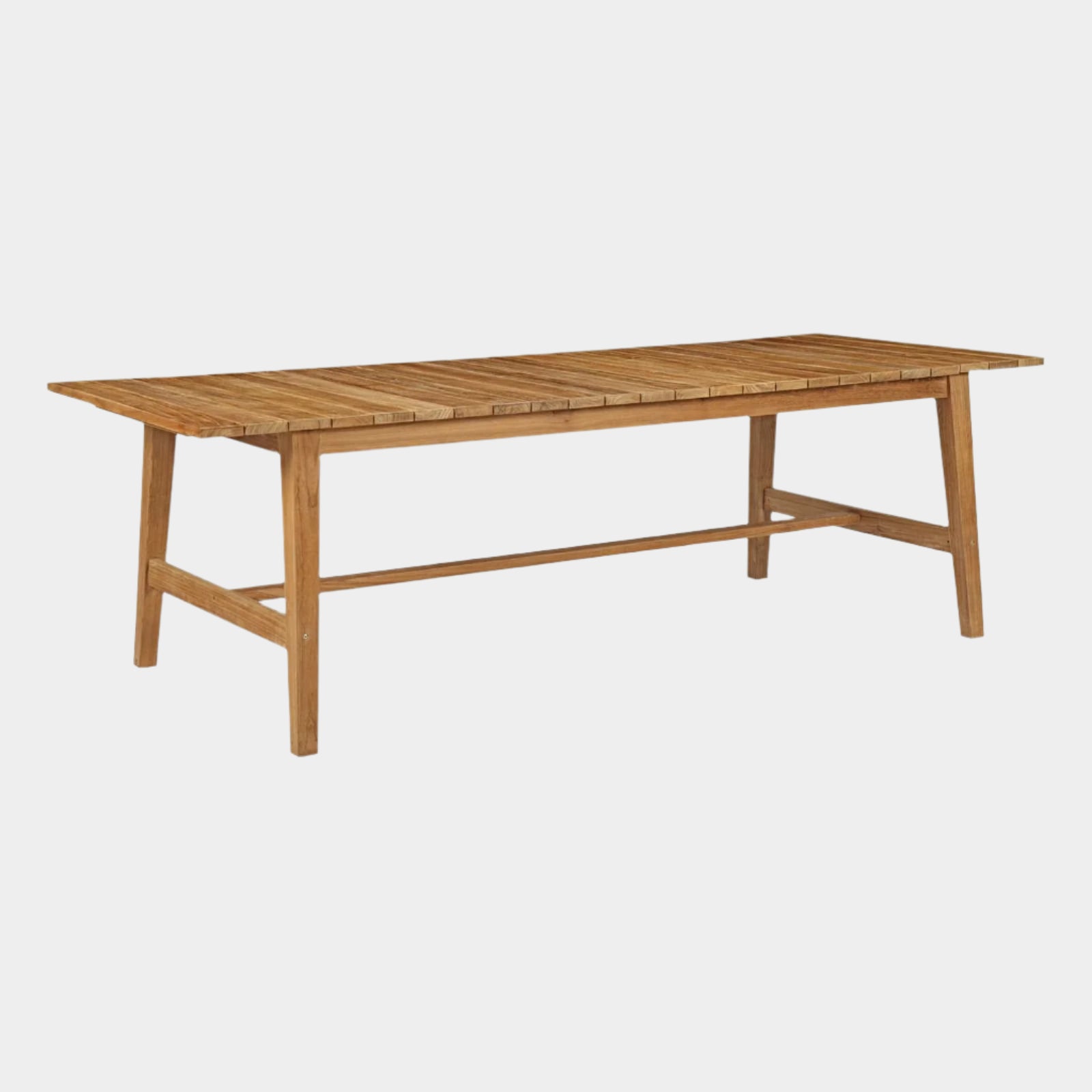 Dorset Outdoor Patio Teak Dining Table in Natural