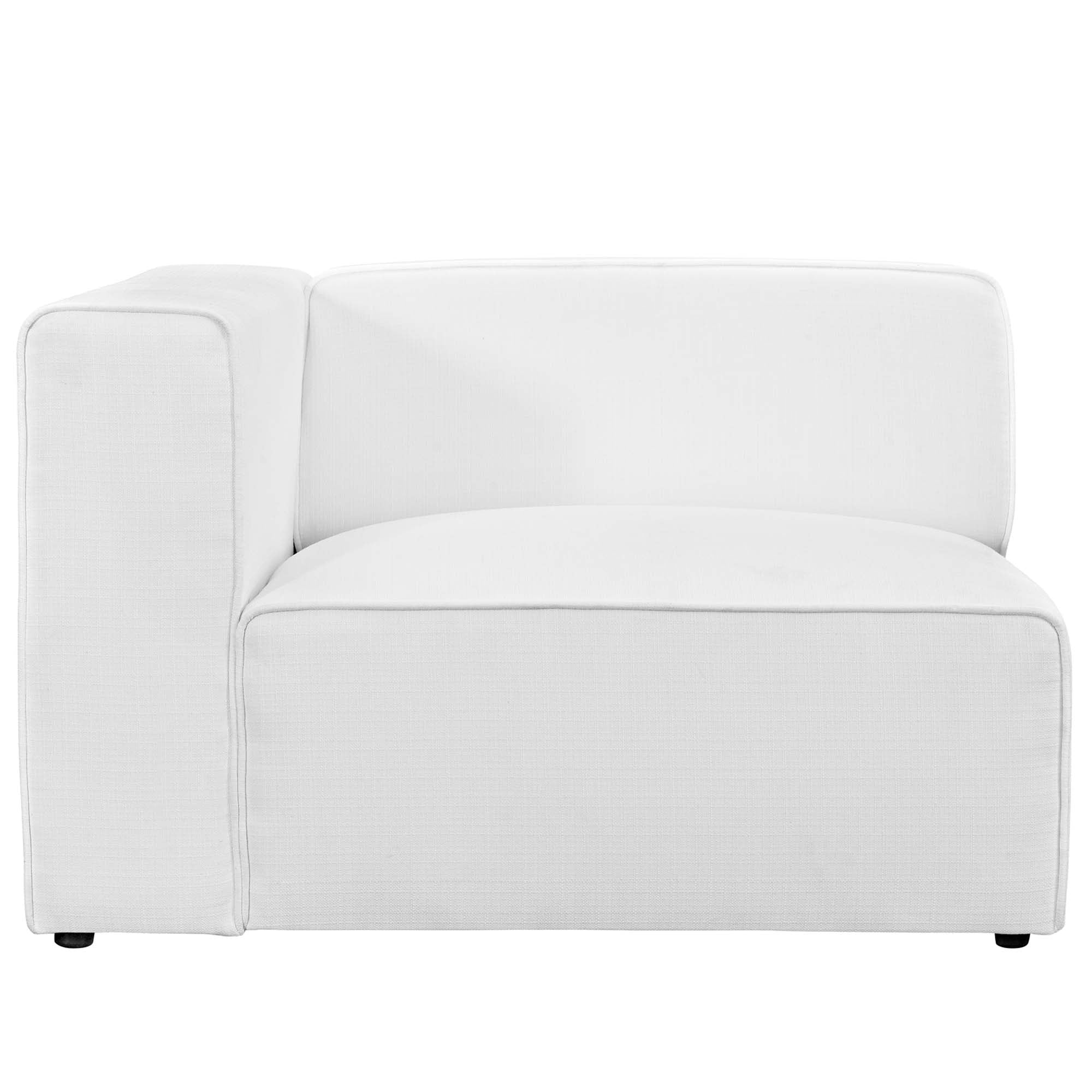 Chaise sans accoudoirs rembourrée en duvet Commix