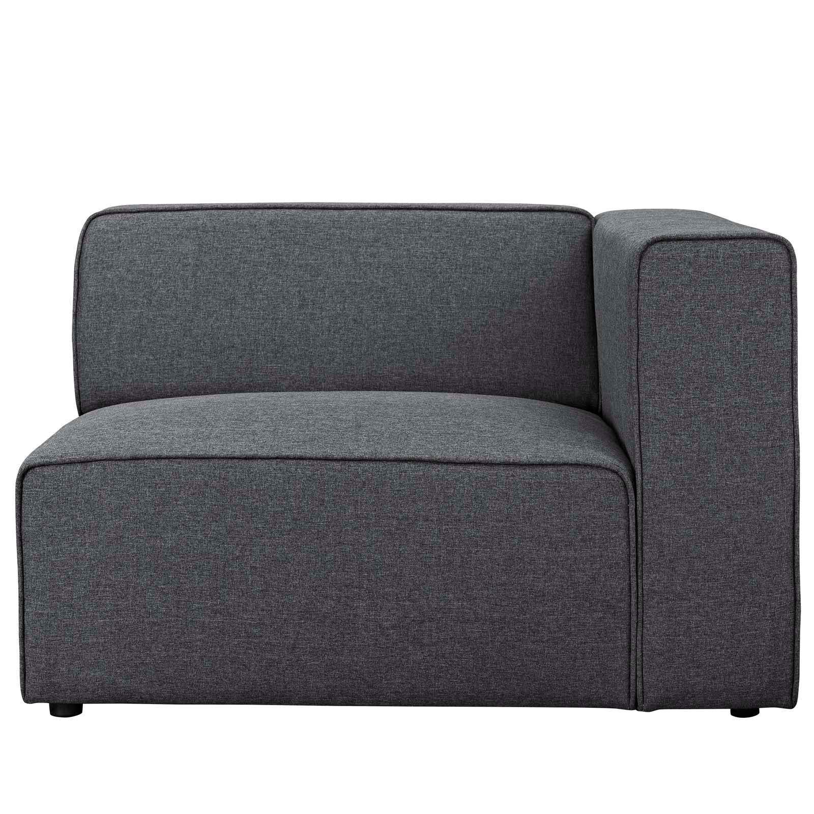 Mingle Fabric Right-Facing Sofa in Gray