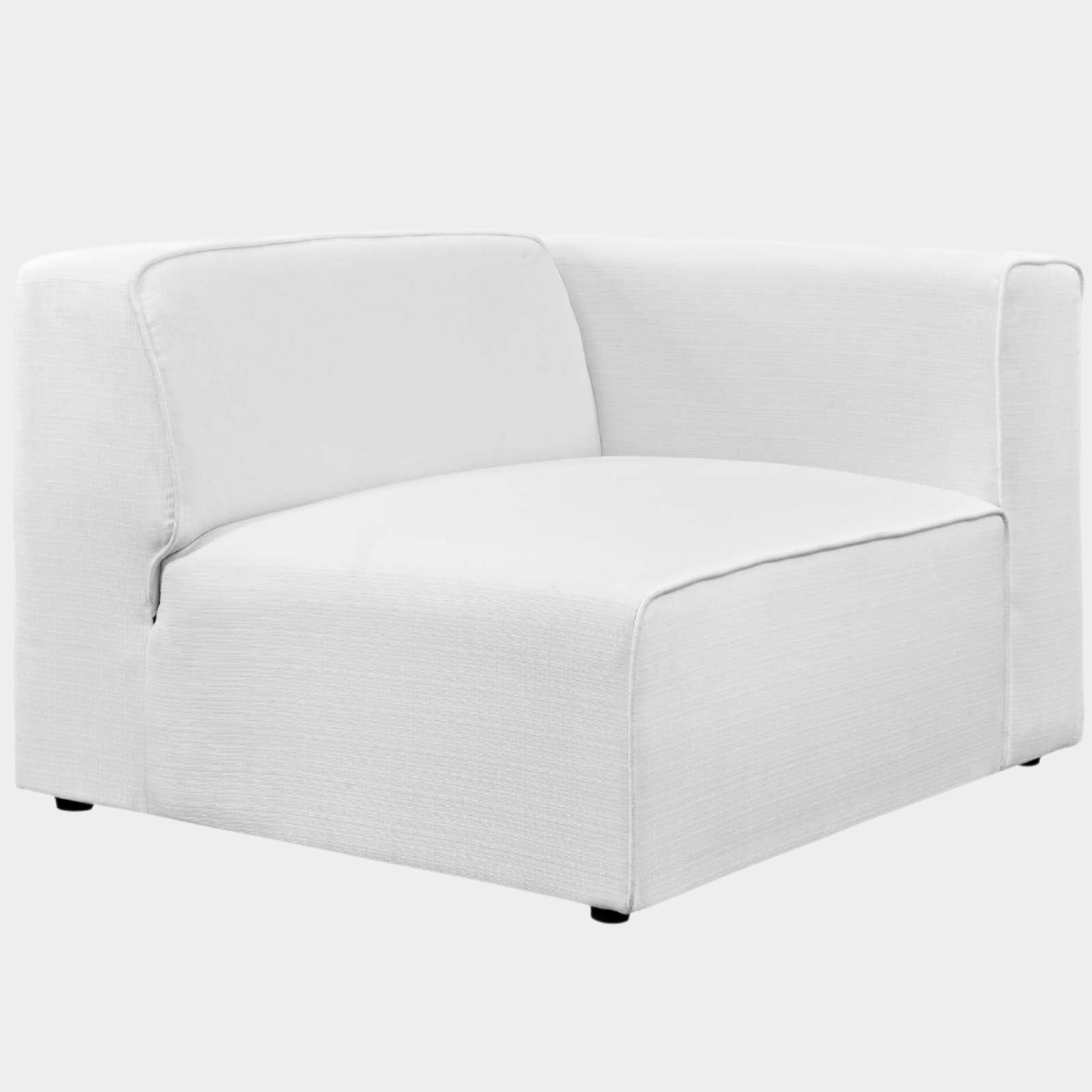 Chaise sans accoudoirs rembourrée en duvet Commix