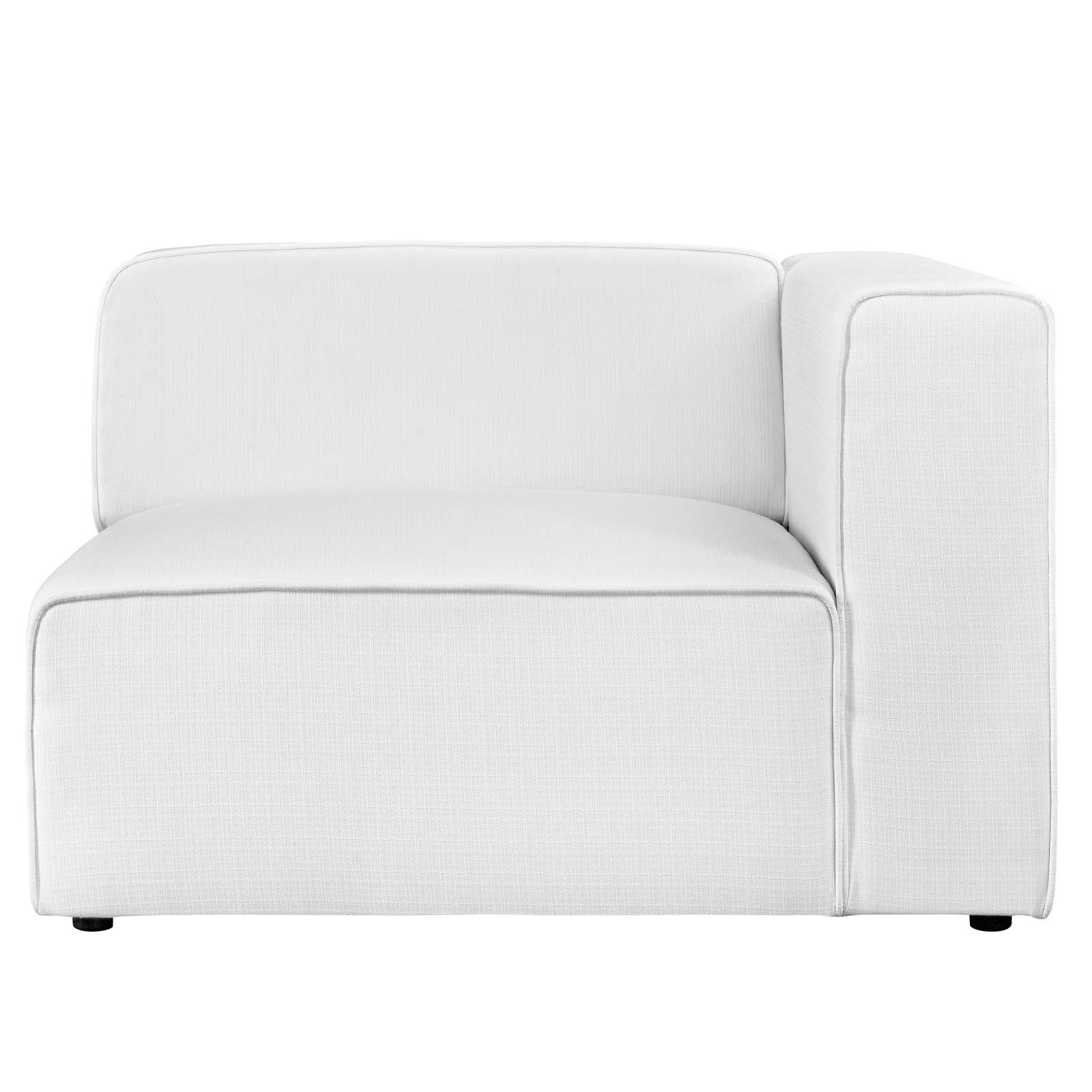 Chaise sans accoudoirs rembourrée en duvet Commix