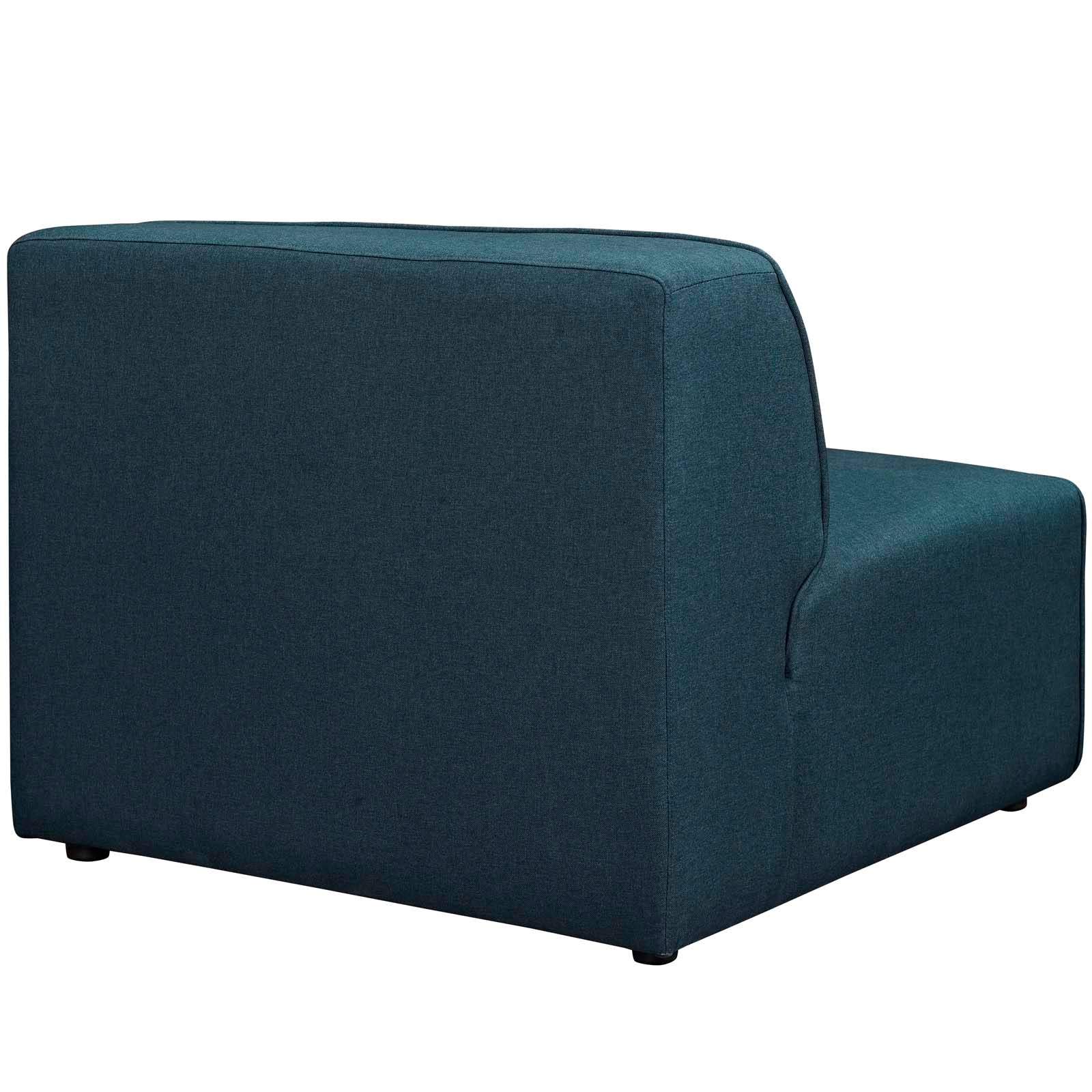 Fauteuil sans accoudoirs en tissu Mingle