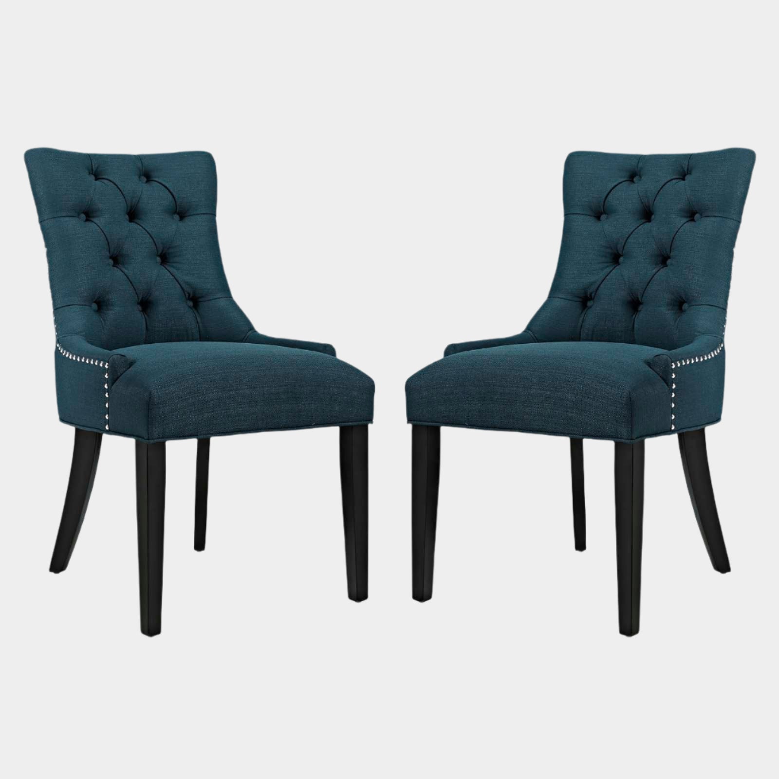 Regent Fabric Dining Side Chair Set of 2