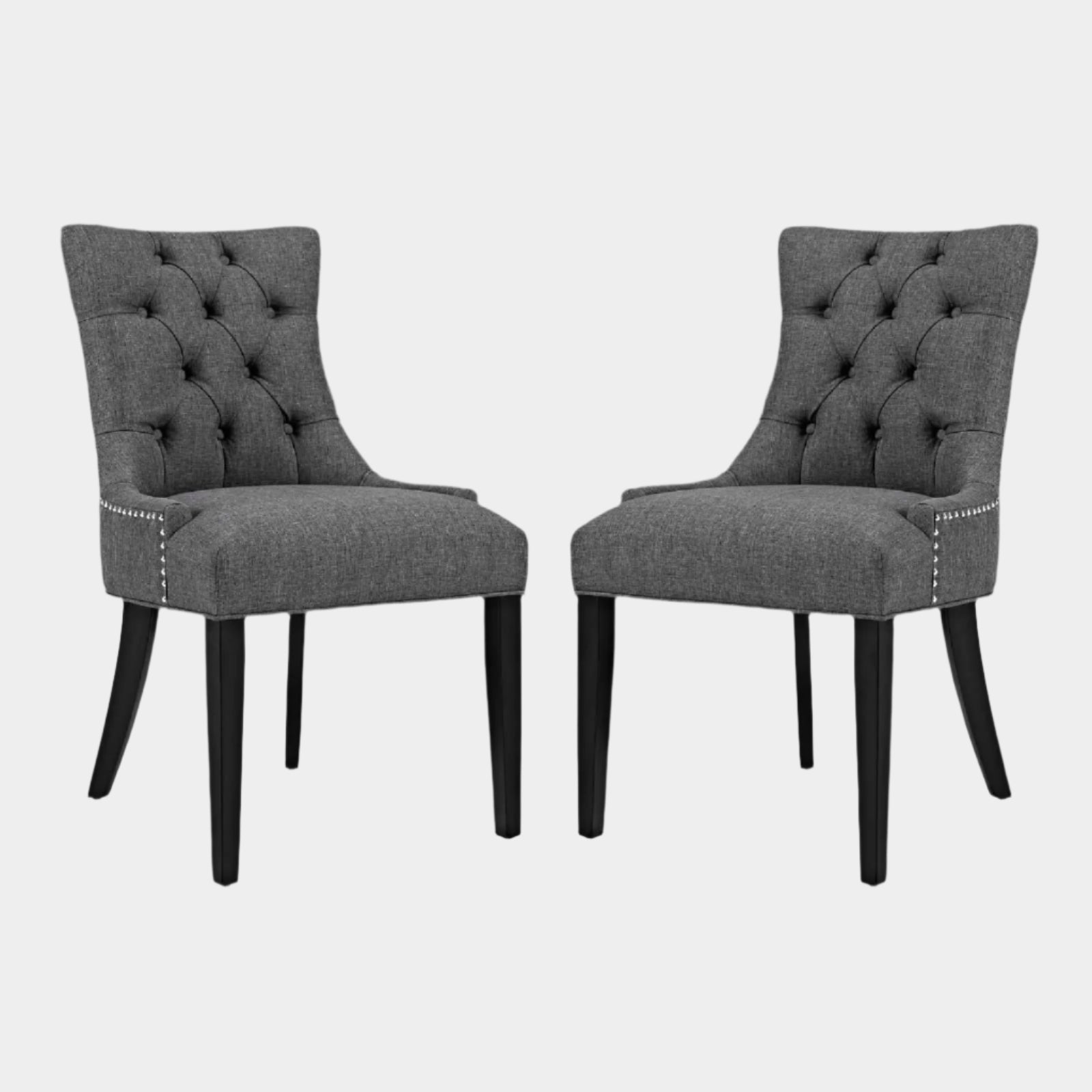 Regent Fabric Dining Side Chair Set of 2