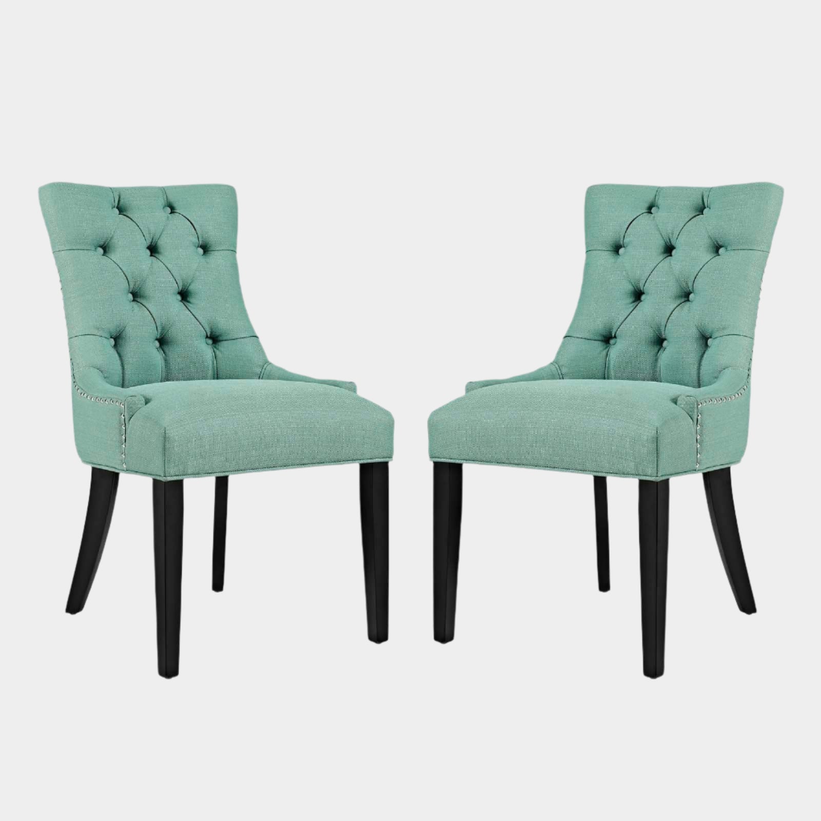 Regent Fabric Dining Side Chair Set of 2