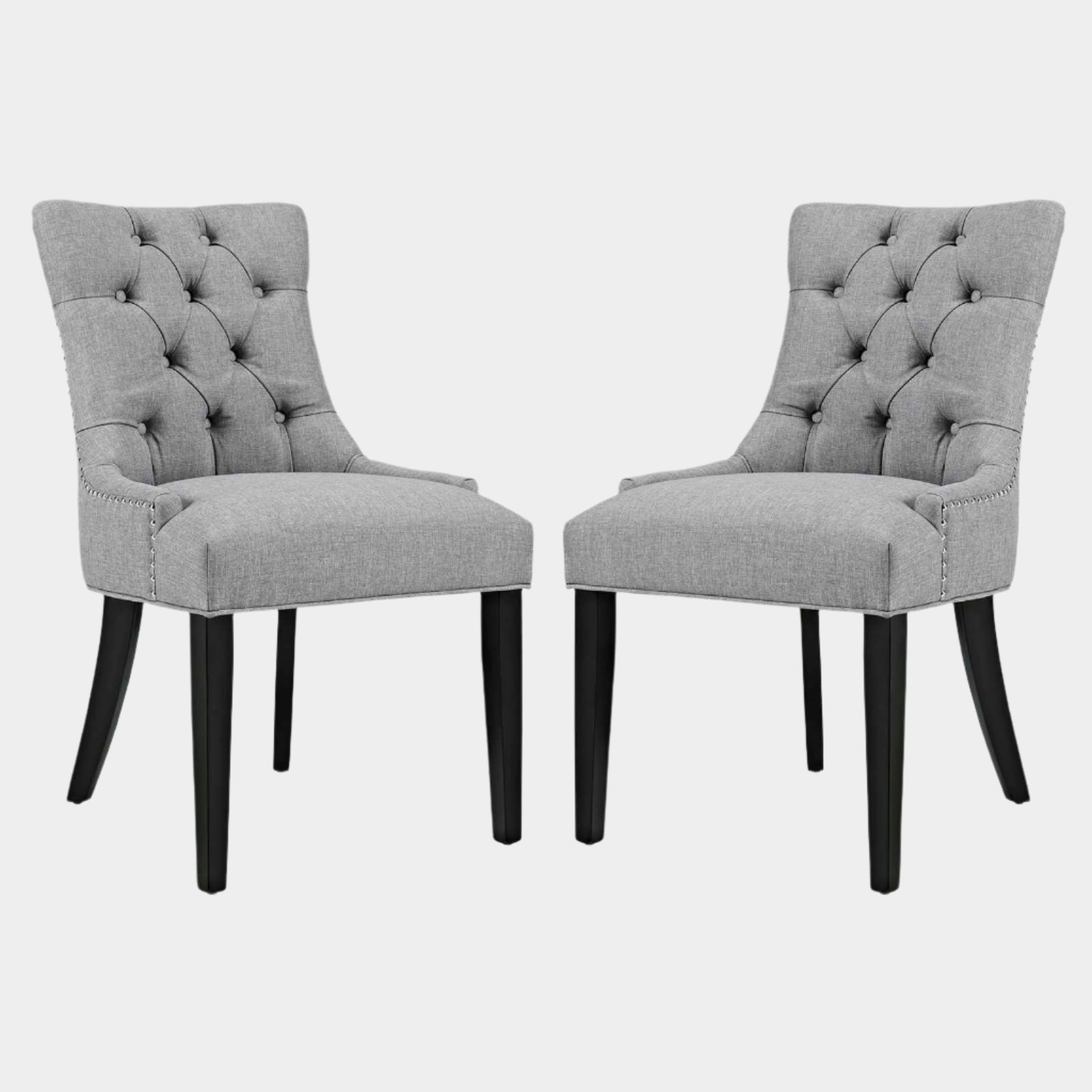 Regent Fabric Dining Side Chair Set of 2