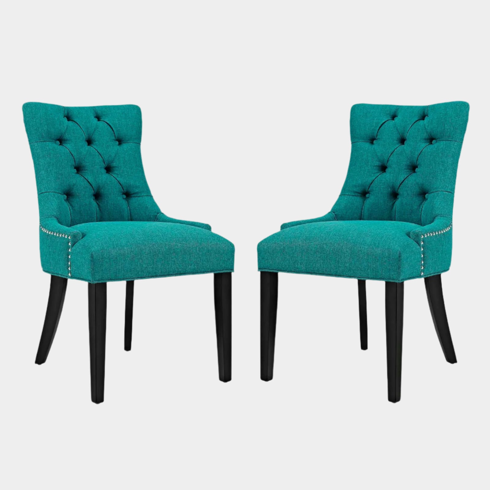 Regent Fabric Dining Side Chair Set of 2