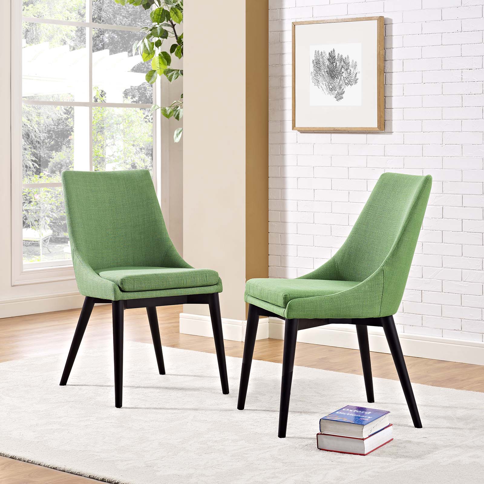 Viscount Dining Side Chair Fabric Set of 2