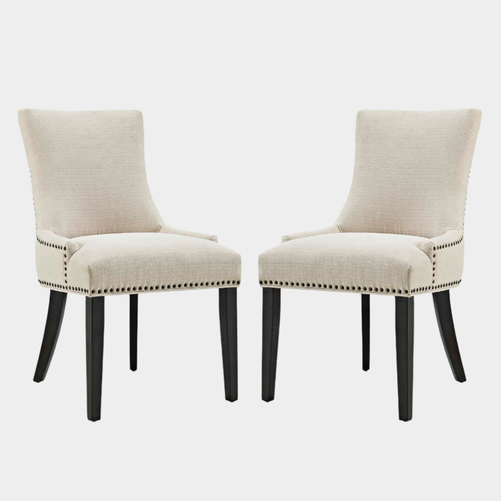 Marquis Dining Side Chair Fabric Set of 2