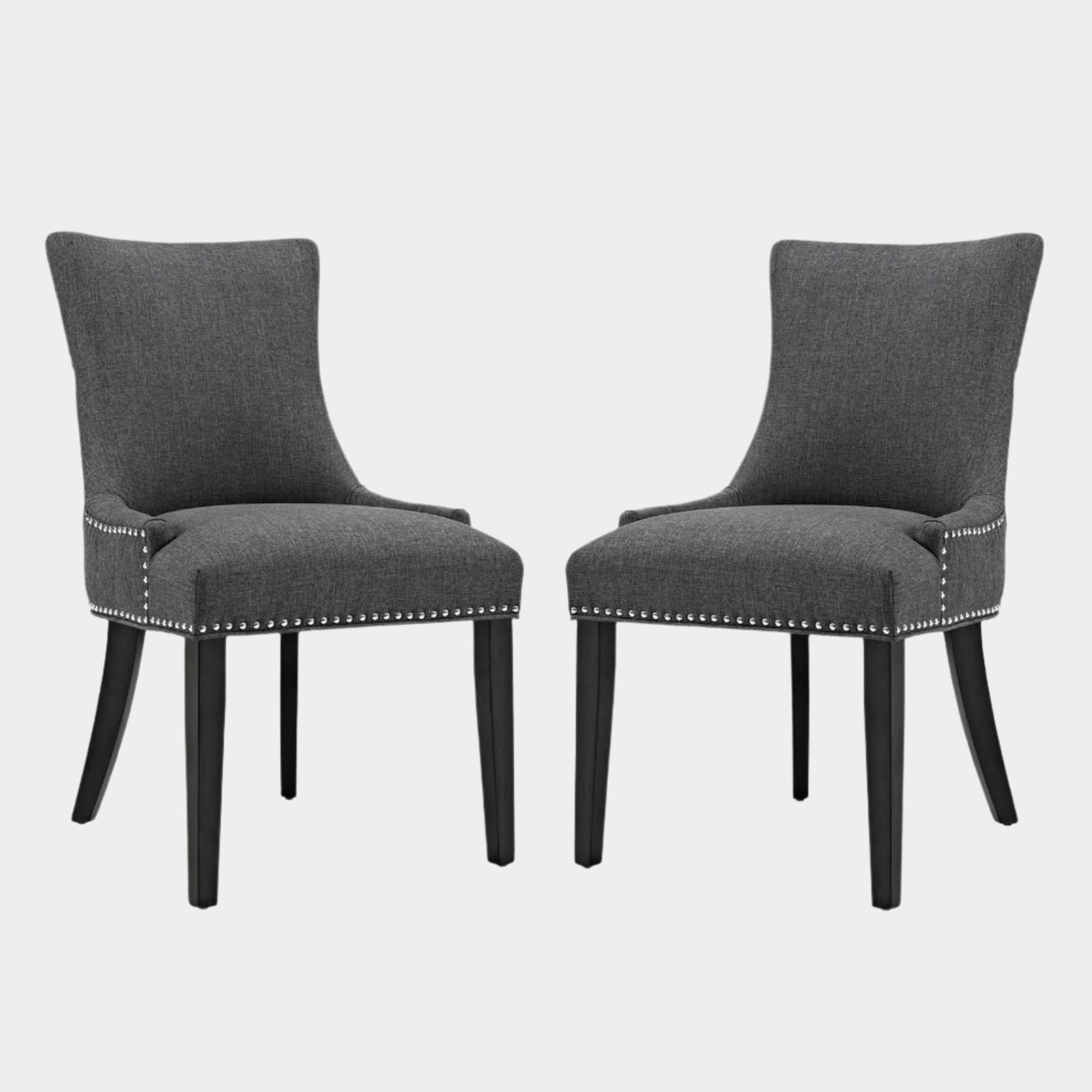 Marquis Dining Side Chair Fabric Set of 2