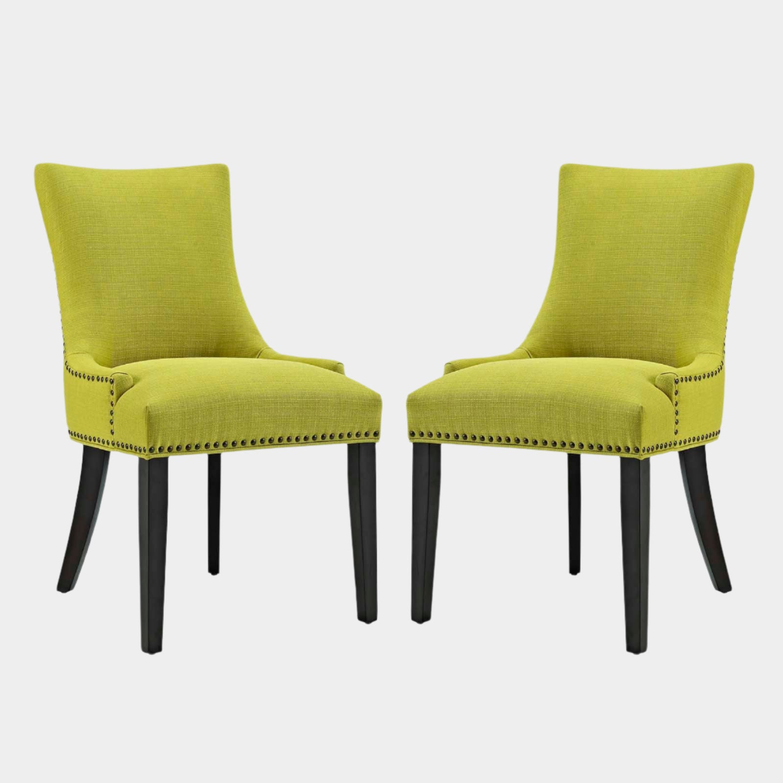 Marquis Dining Side Chair Fabric Set of 2