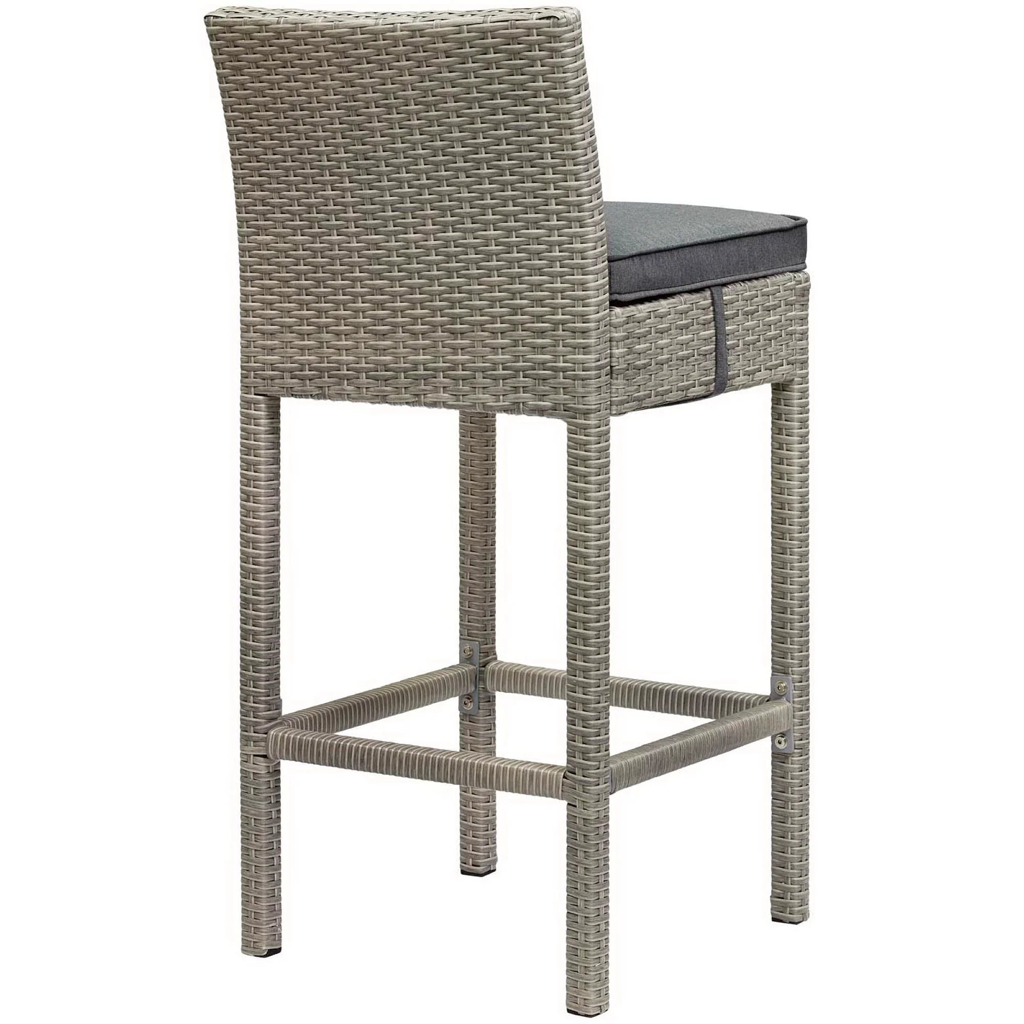 Conduit Outdoor Wicker Rattan Bar Stool