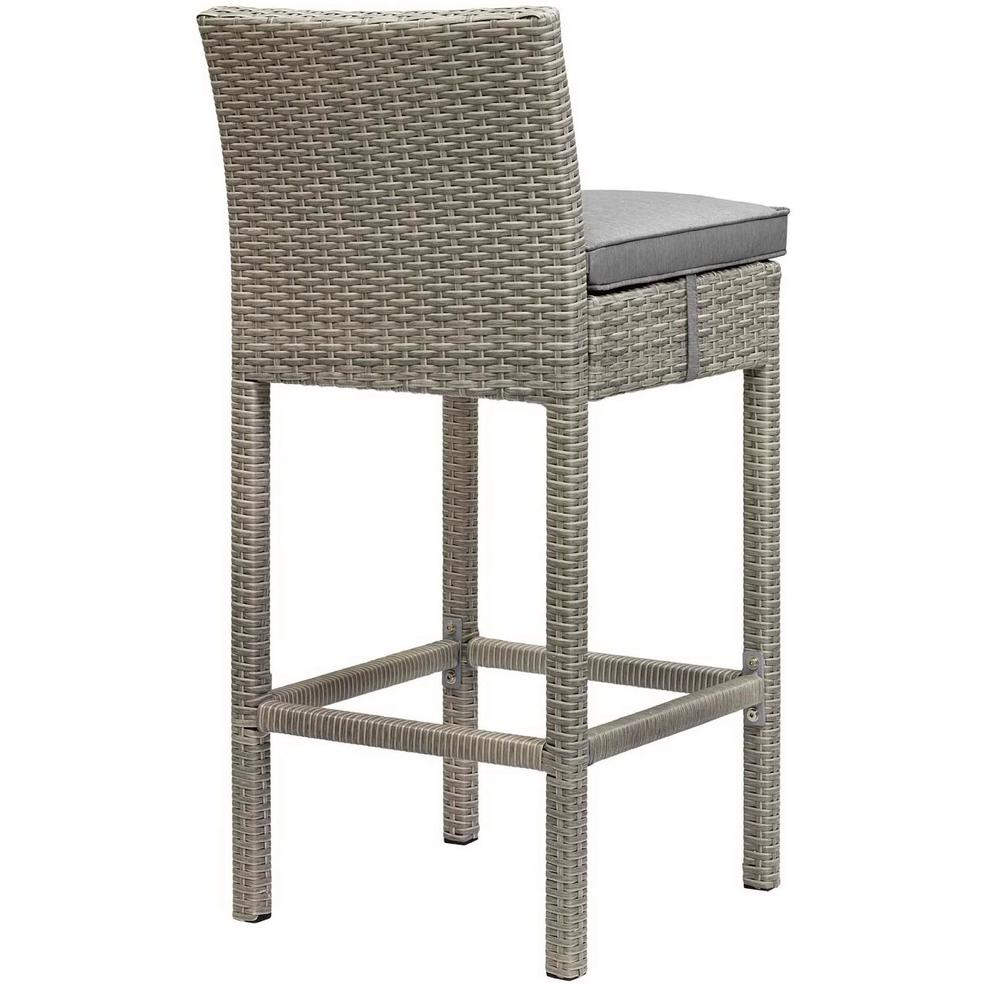 Conduit Outdoor Wicker Rattan Bar Stool