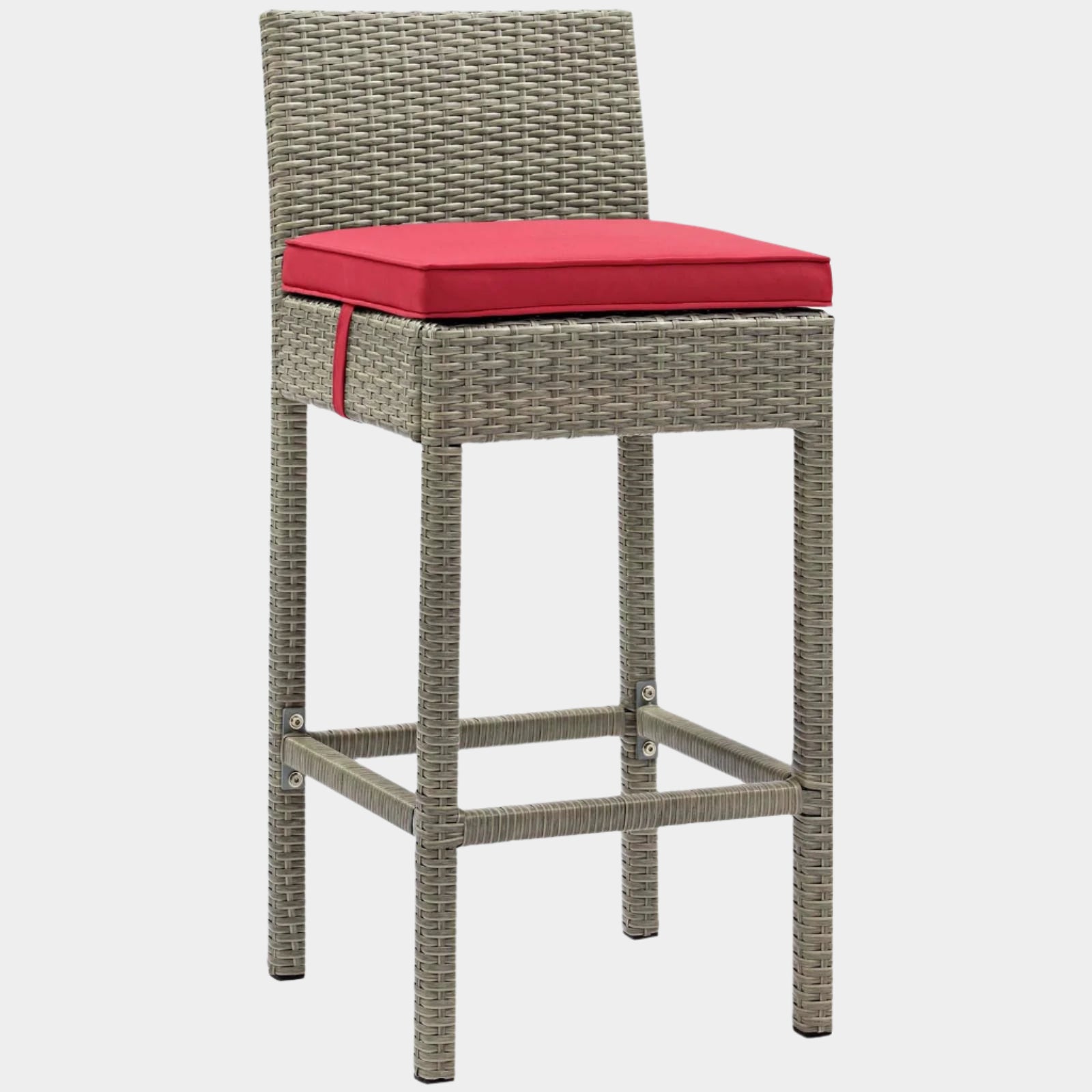 Conduit Outdoor Patio Wicker Rattan Bar Stool