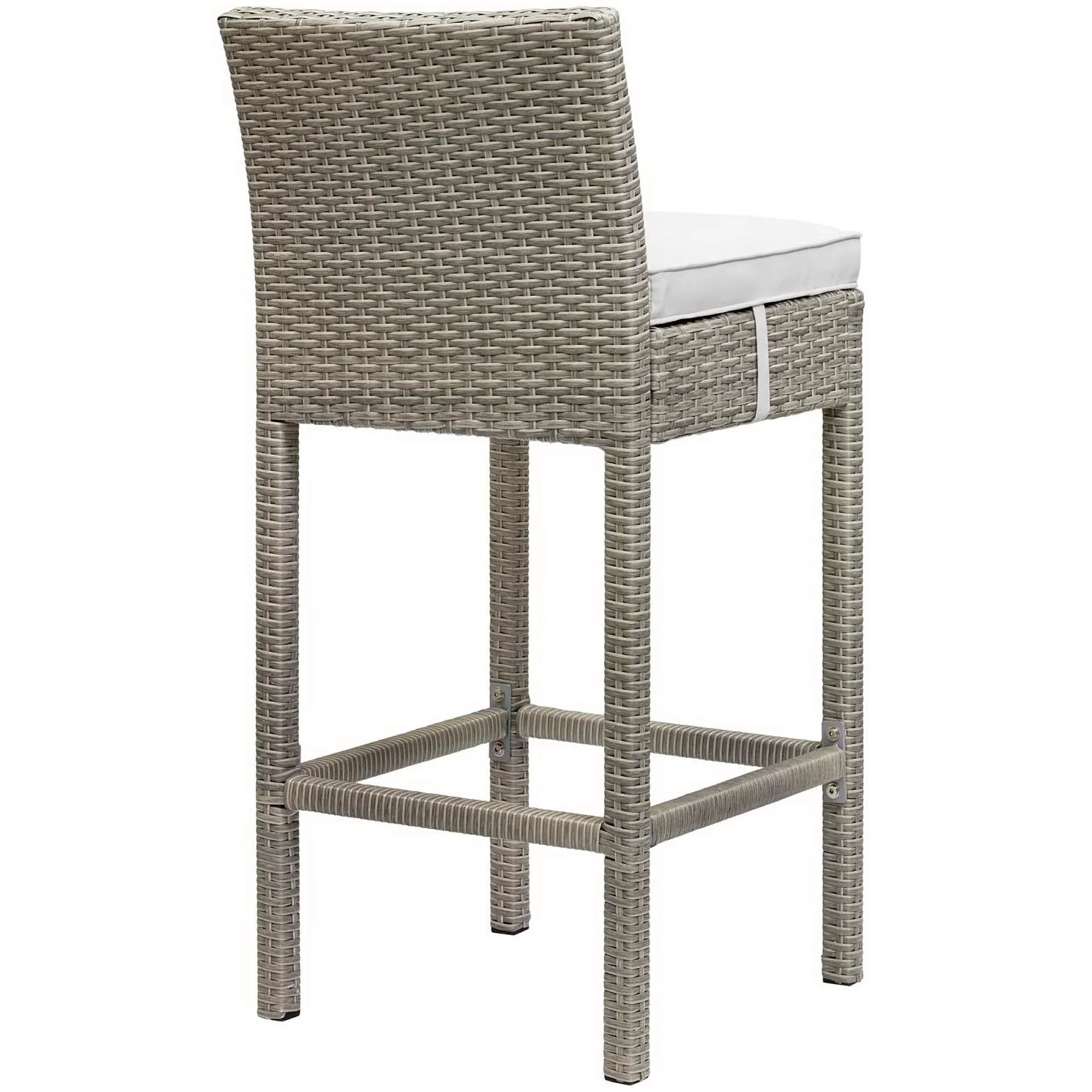 Conduit Outdoor Wicker Rattan Bar Stool