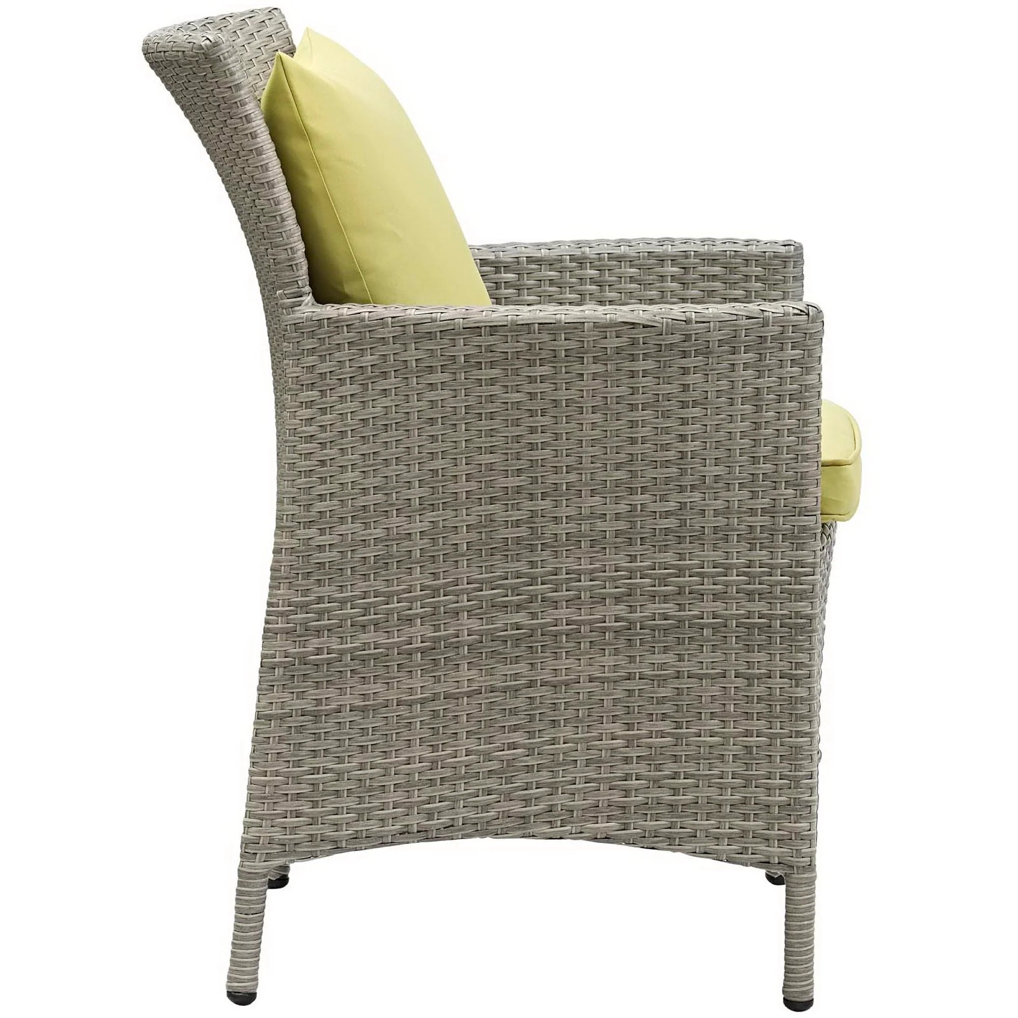 Conduit Outdoor Wicker Rattan Dining Armchair