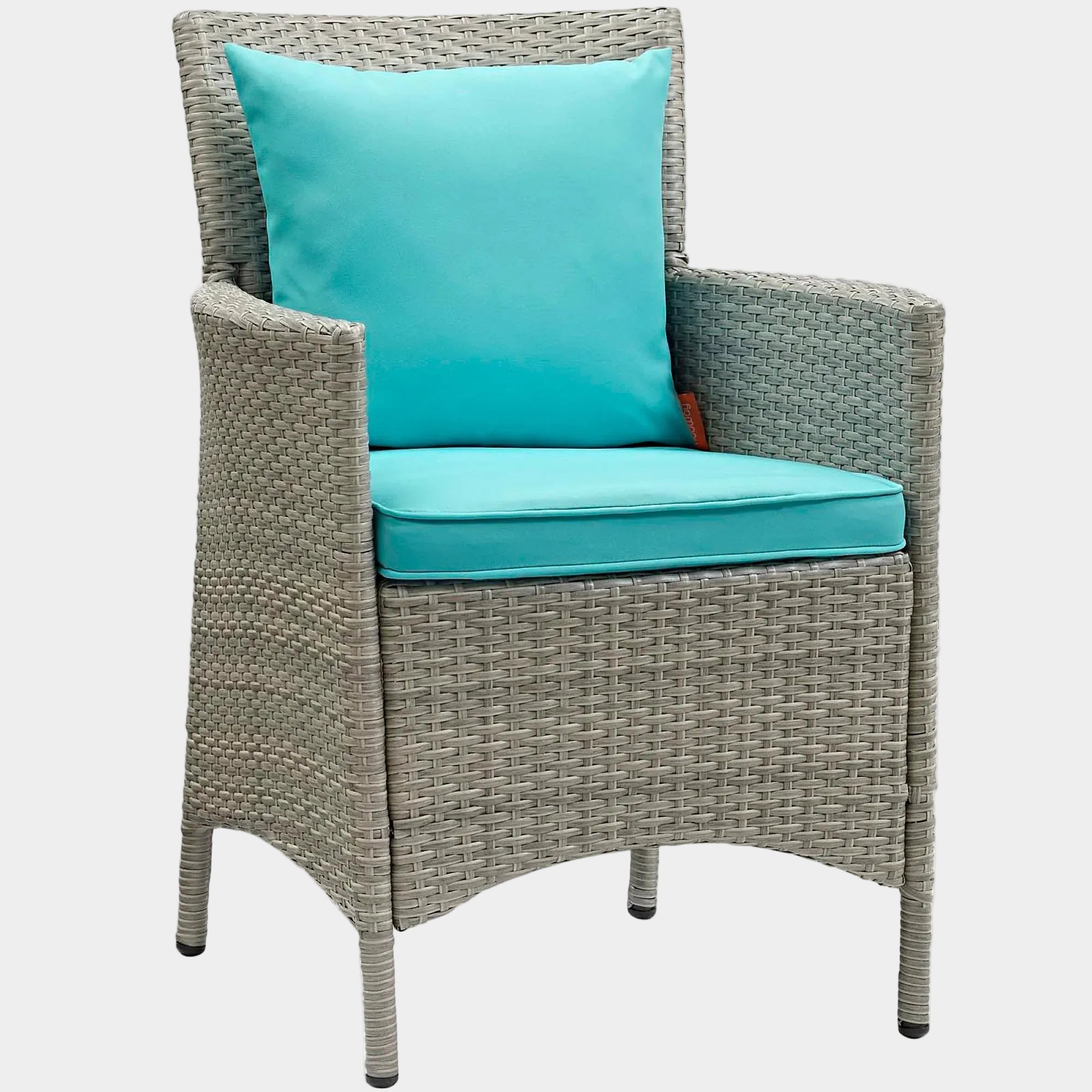 Conduit Outdoor Wicker Rattan Dining Armchair