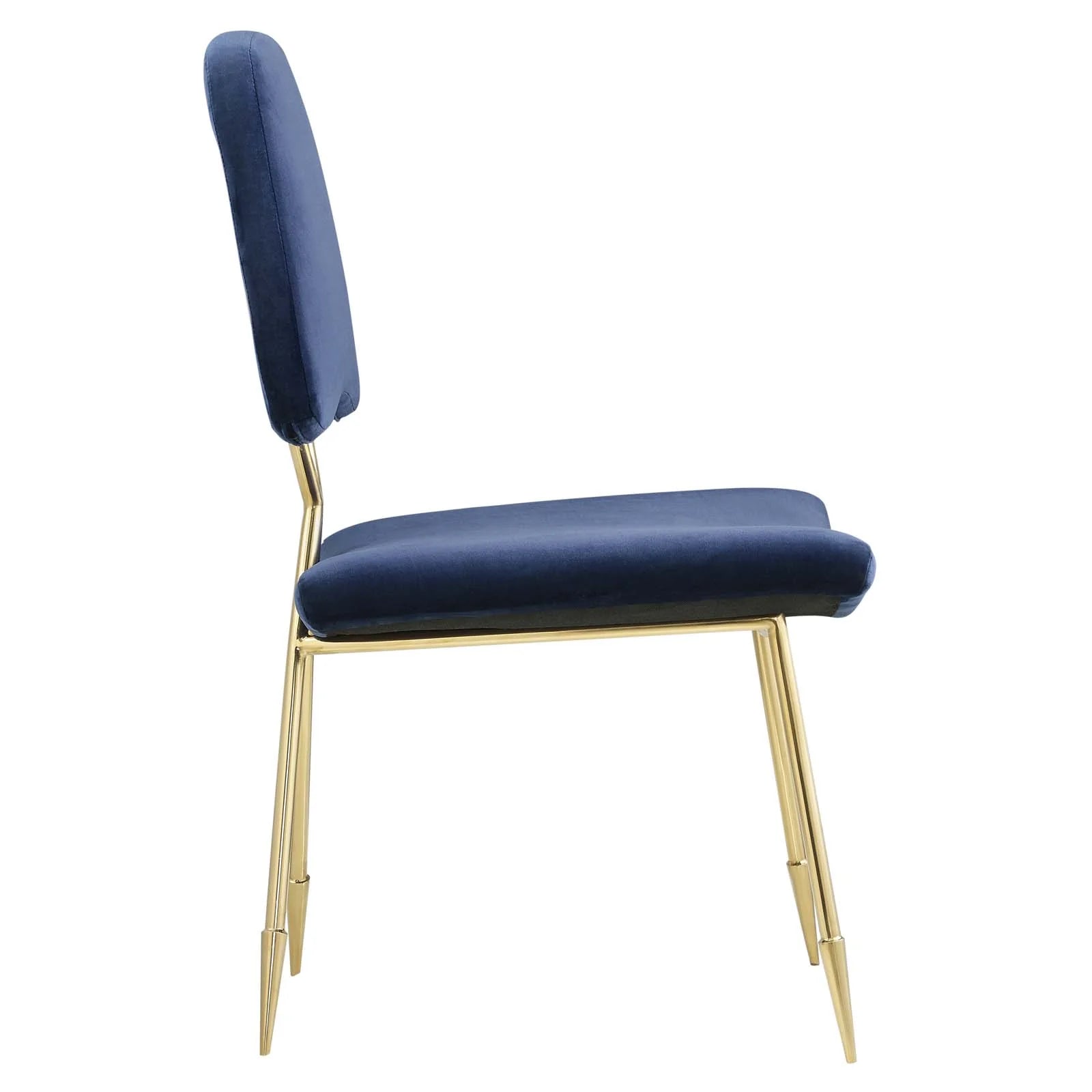 Fauteuil de salon en velours Ponder Performance 