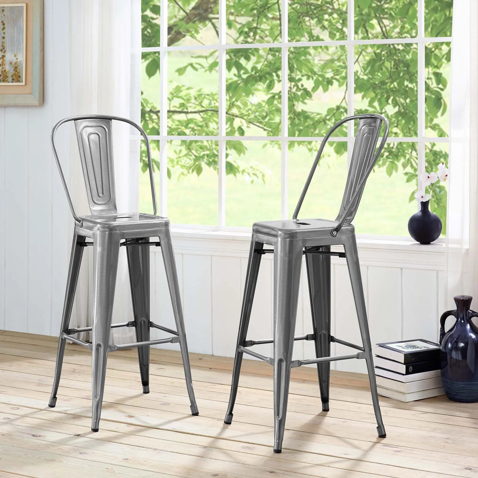 Promenade Metal Bar Side Stool