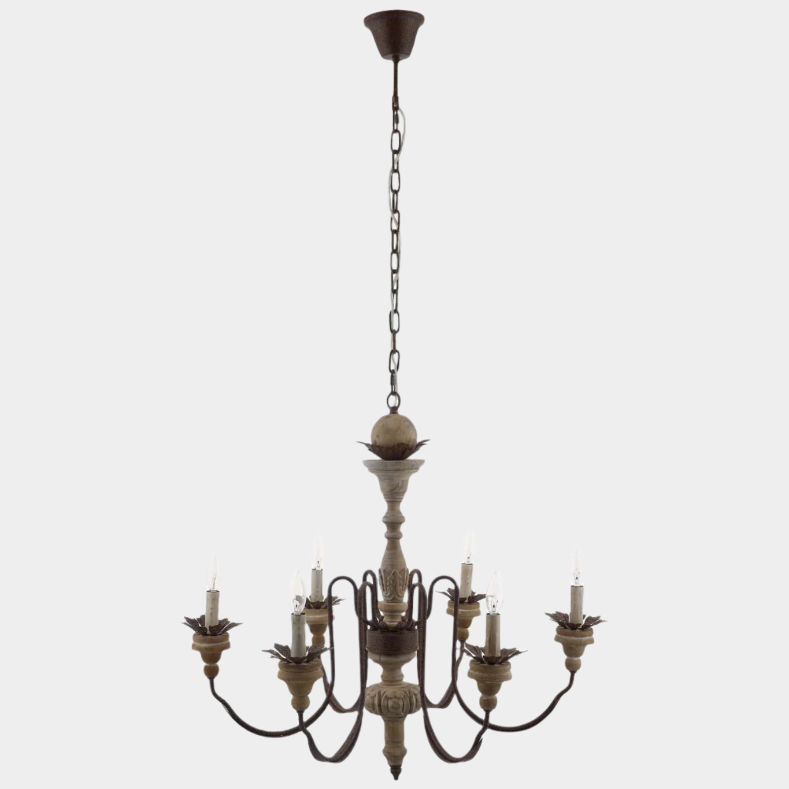 Bountiful Vintage French Pendant Ceiling Light Candelabra Chandelier