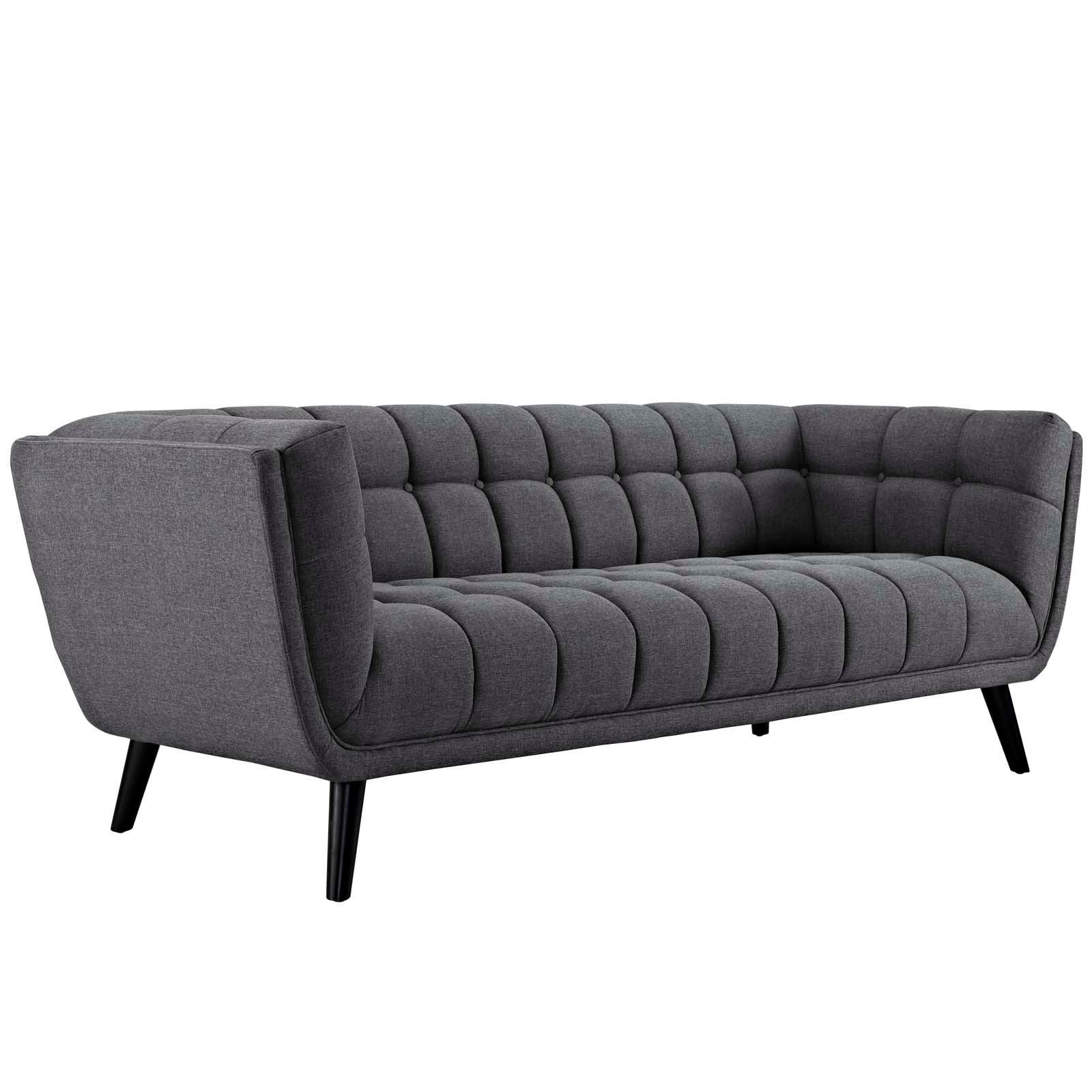 Chaise sans accoudoirs rembourrée en duvet Commix