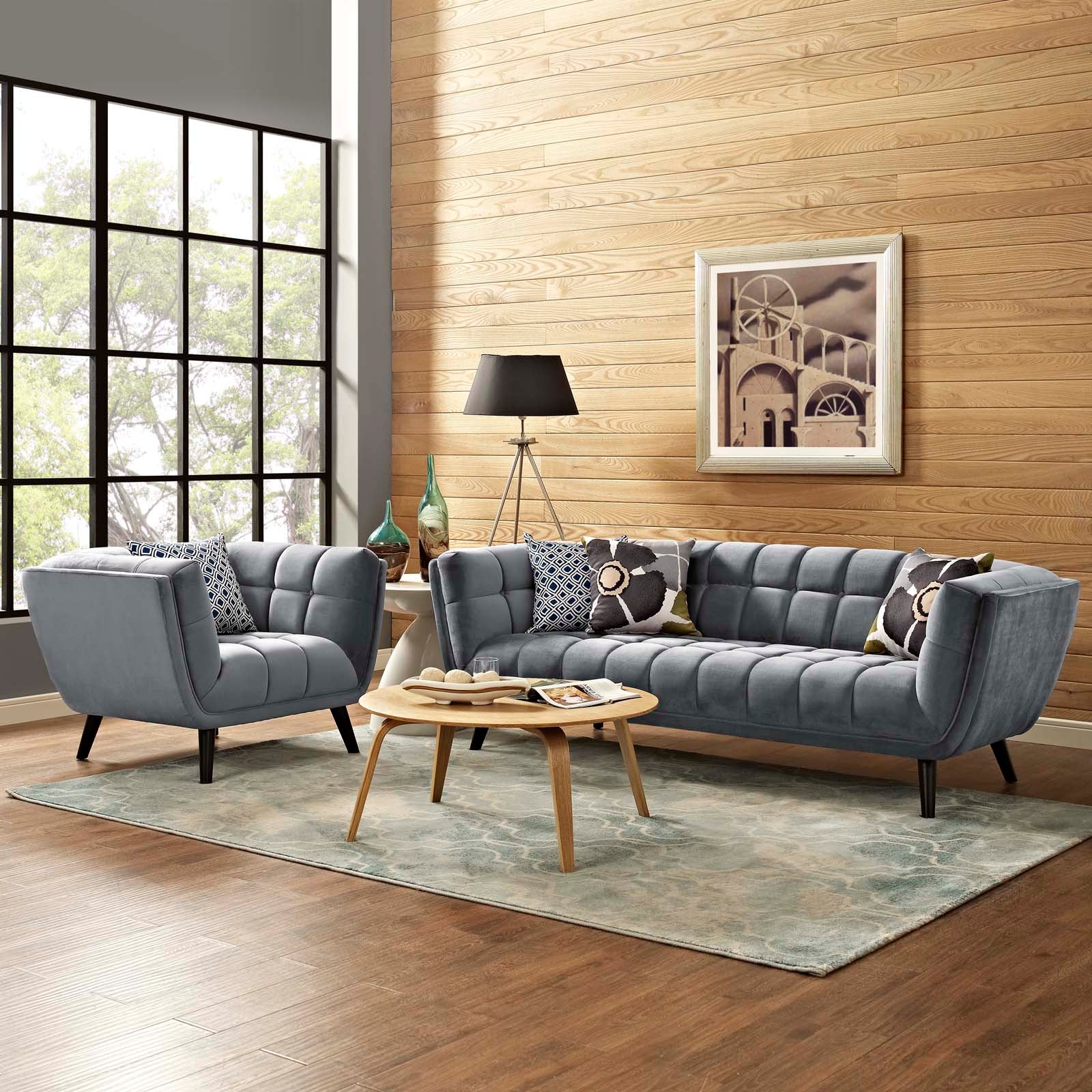 Chaise sans accoudoirs rembourrée en duvet Commix