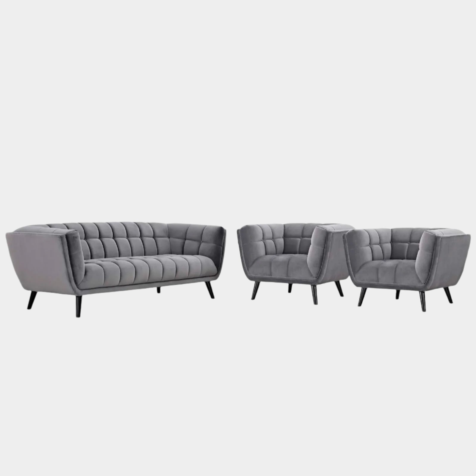 Chaise sans accoudoirs rembourrée en duvet Commix