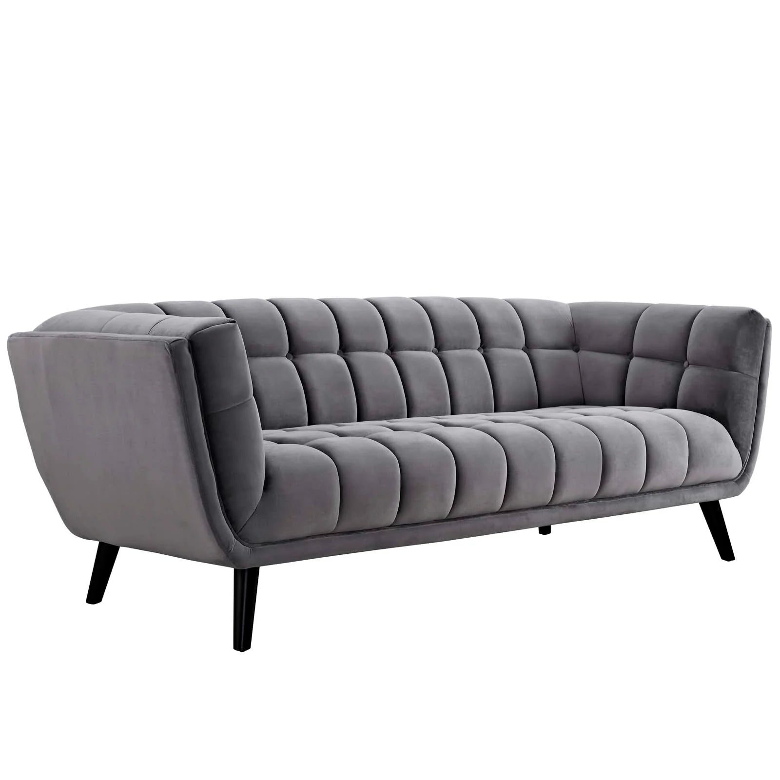 Chaise sans accoudoirs rembourrée en duvet Commix