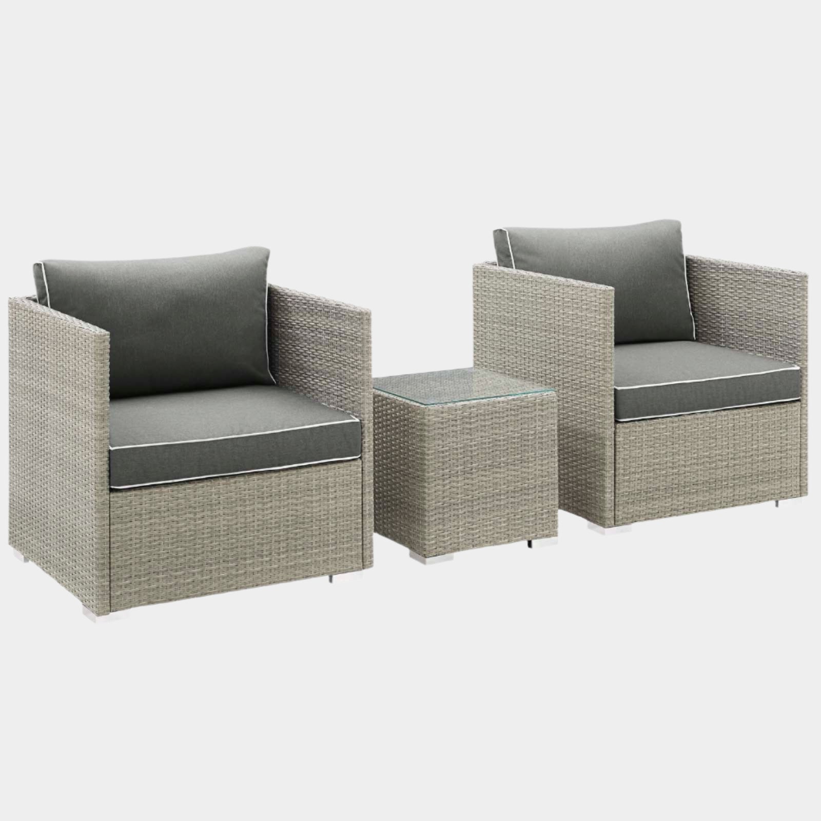 Repose 3 Piece Outdoor Patio Sectional Set