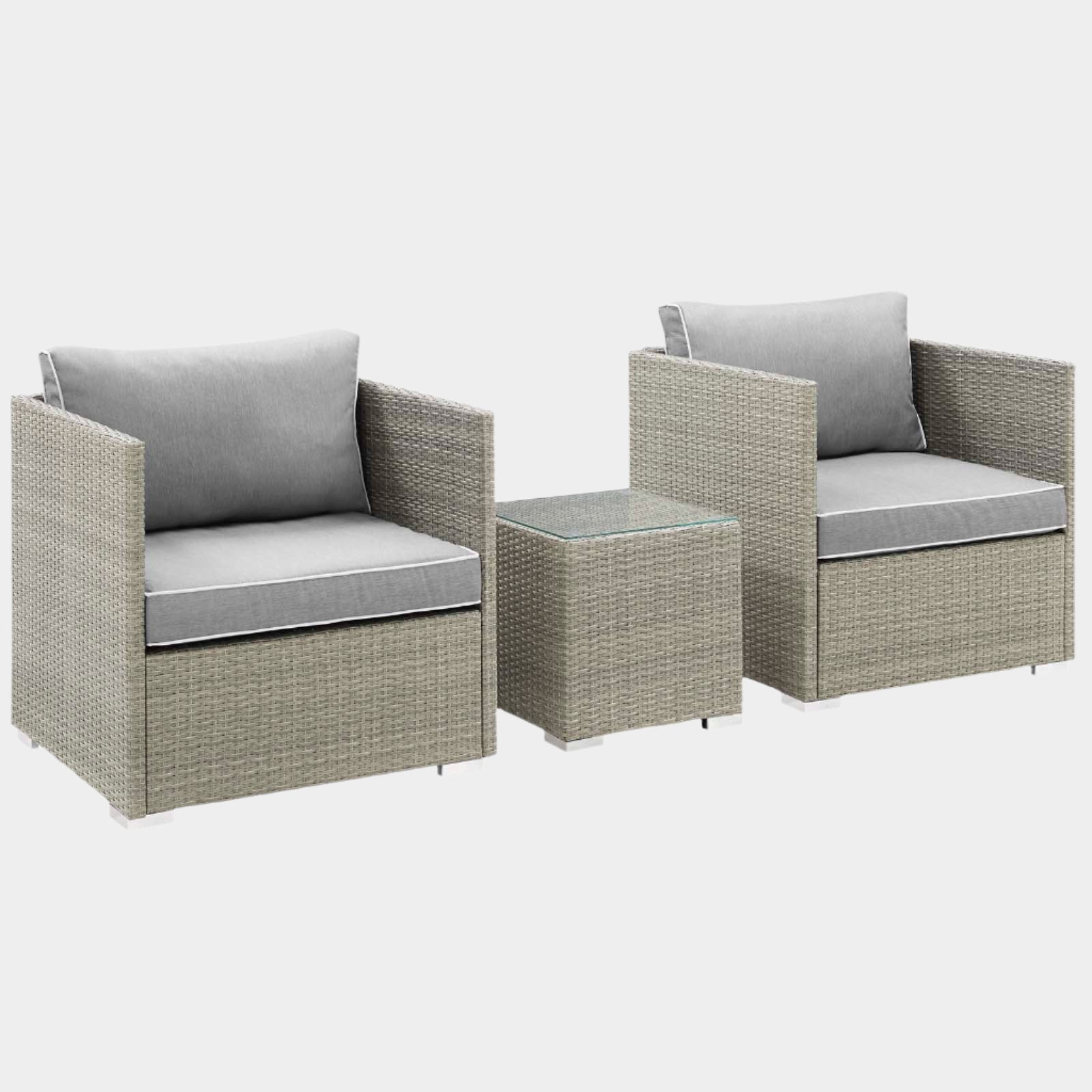 Repose 3 Piece Outdoor Patio Sectional Set