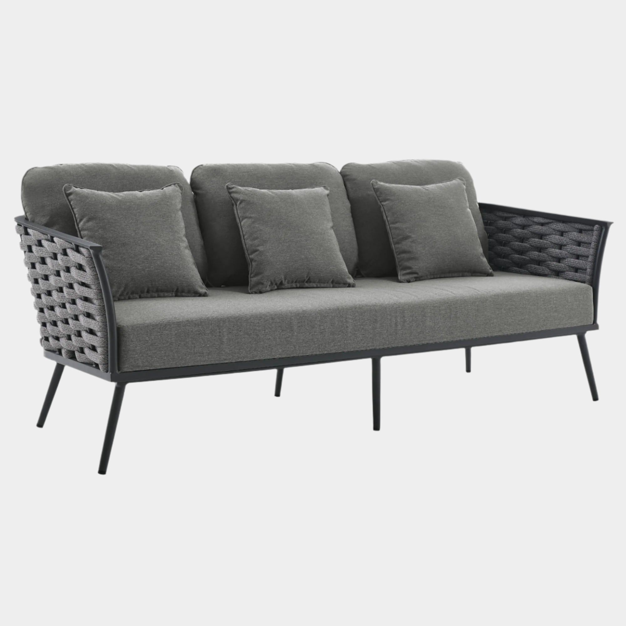 Stance Outdoor Patio Aluminum Sofa