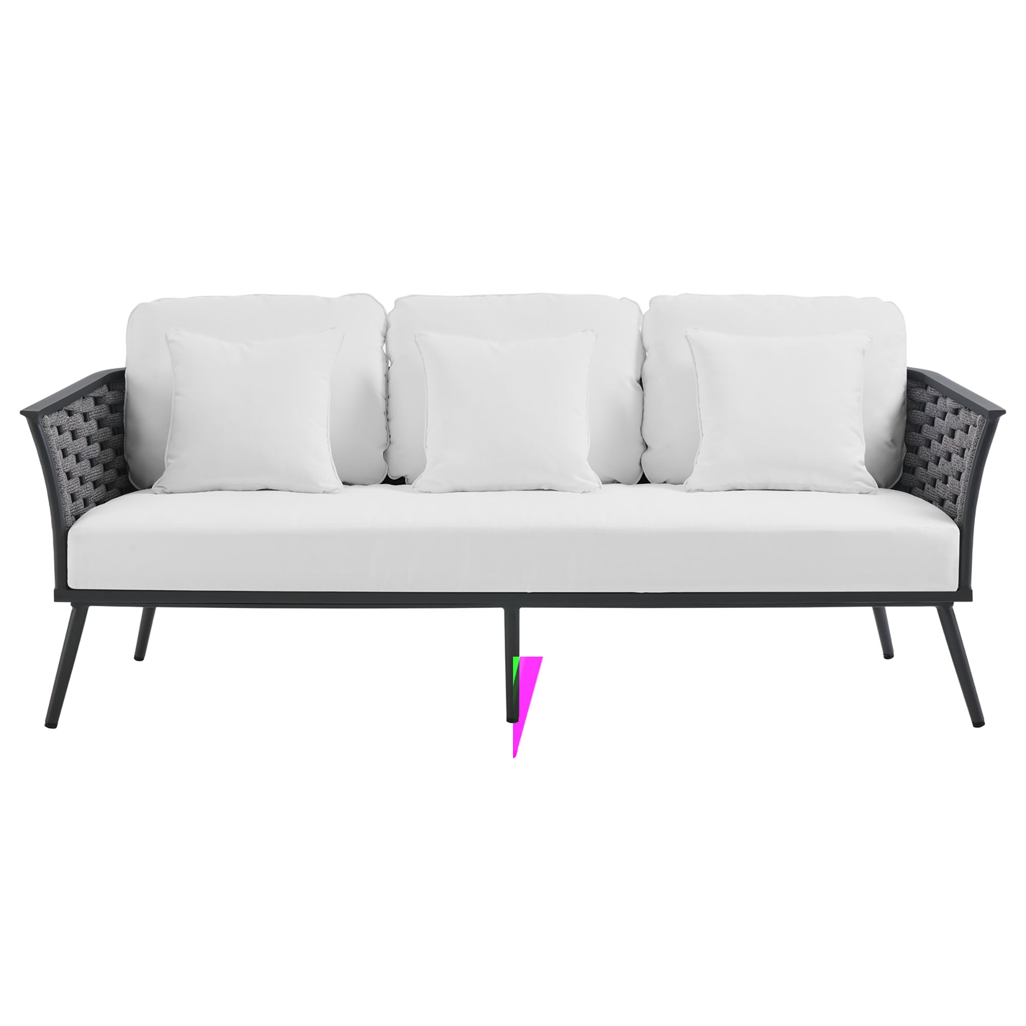 Stance Outdoor Patio Aluminum Sofa