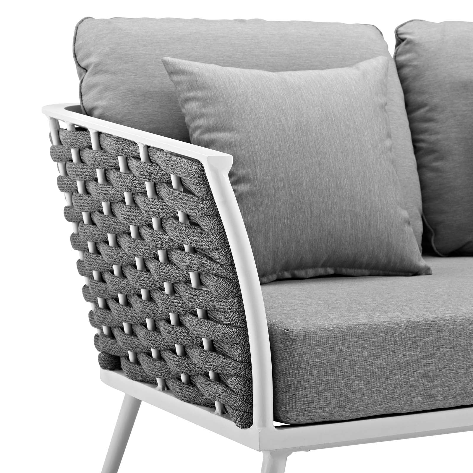 Stance Outdoor Patio Aluminum Sofa