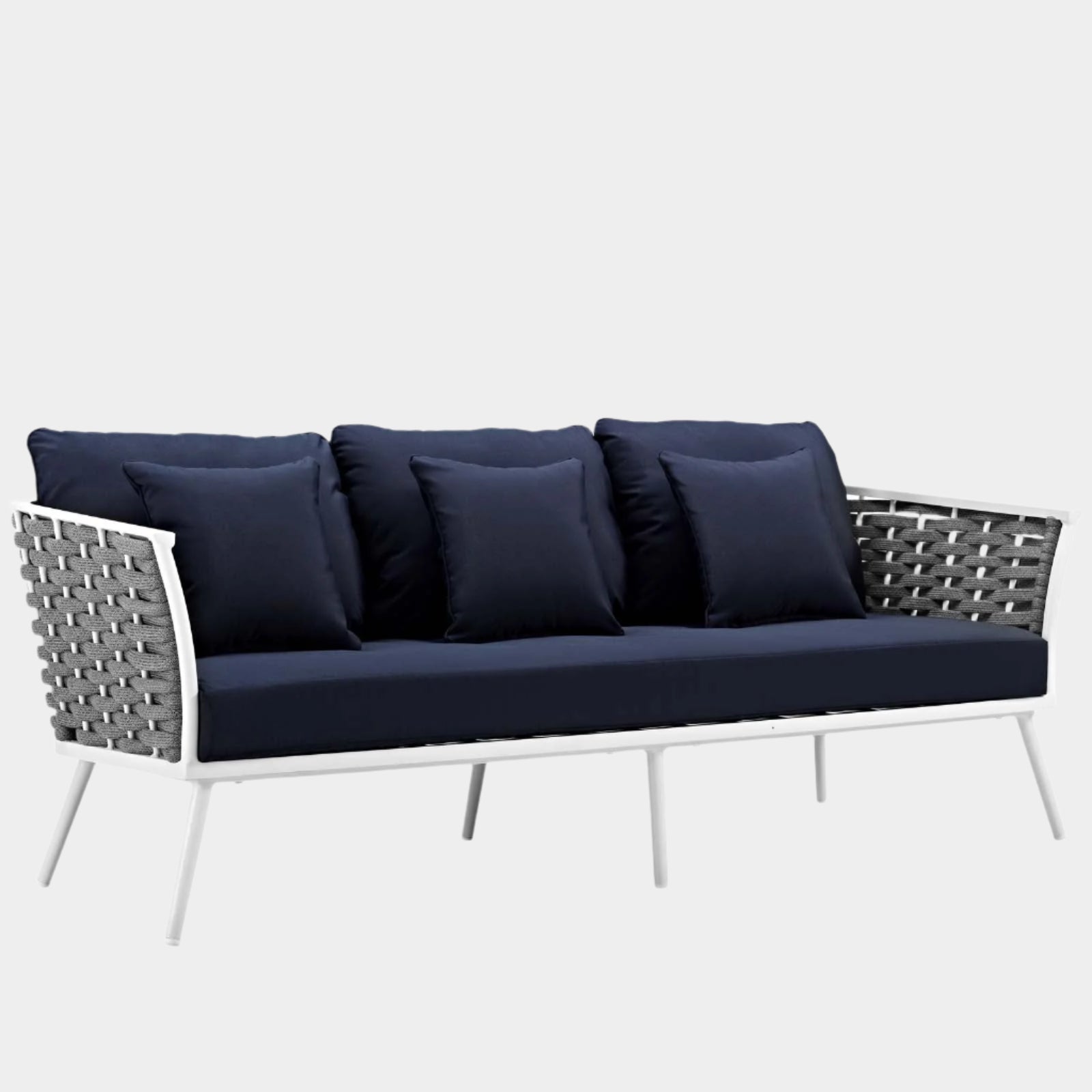 Stance Outdoor Patio Aluminum Sofa