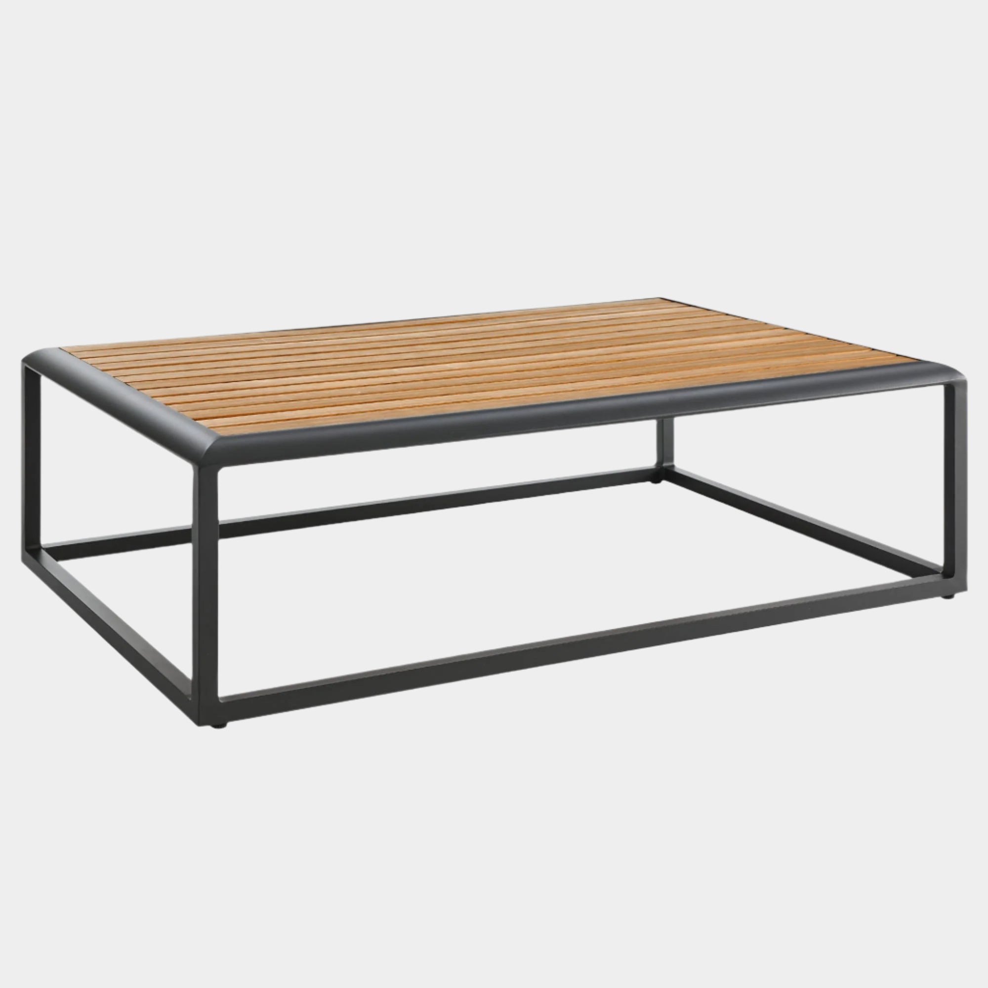 Table basse d'extérieur en aluminium Stance pour patio