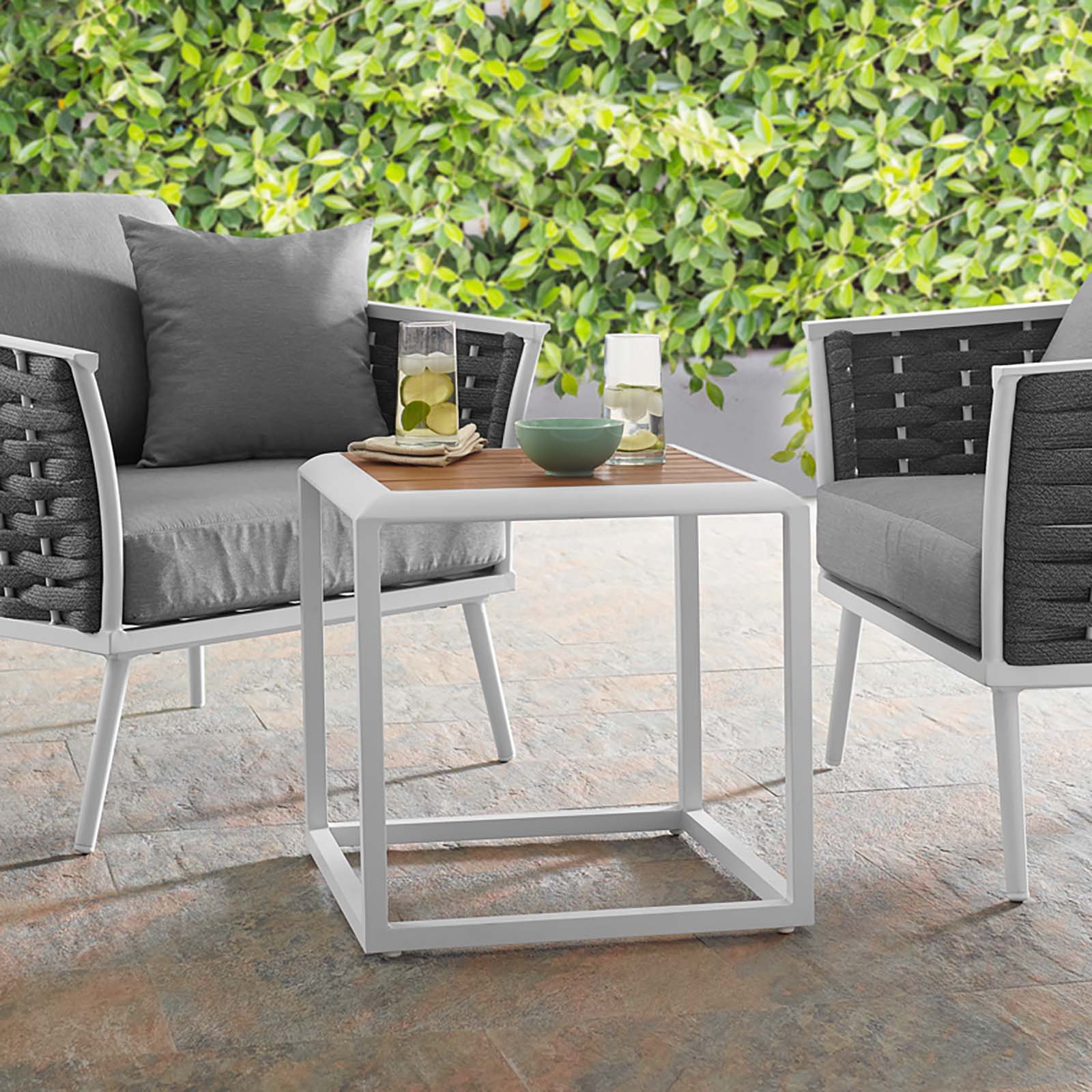 Stance Outdoor Patio Aluminum Side Table