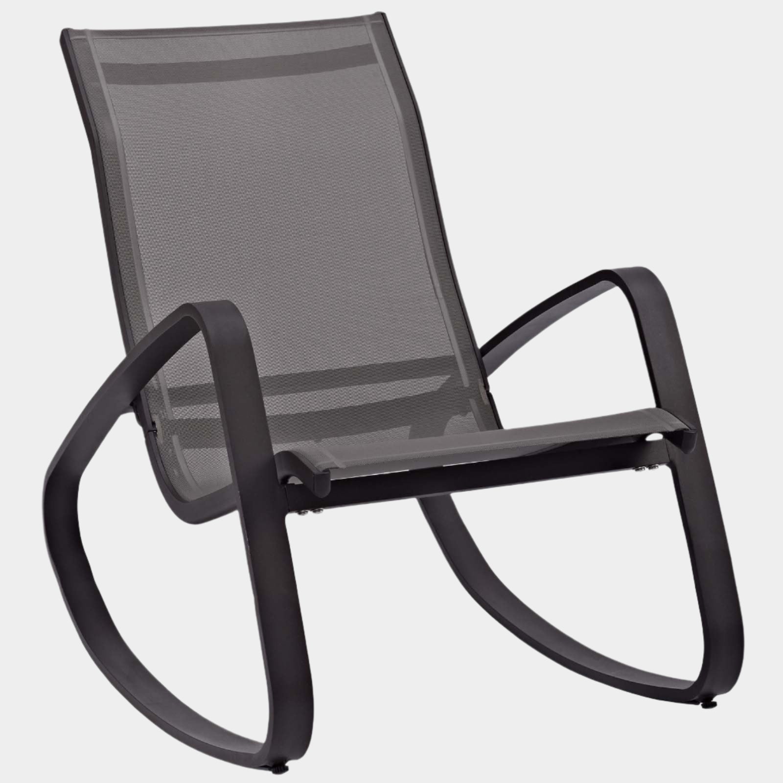 Traveler Rocking Outdoor Patio Mesh Sling Lounge Chair