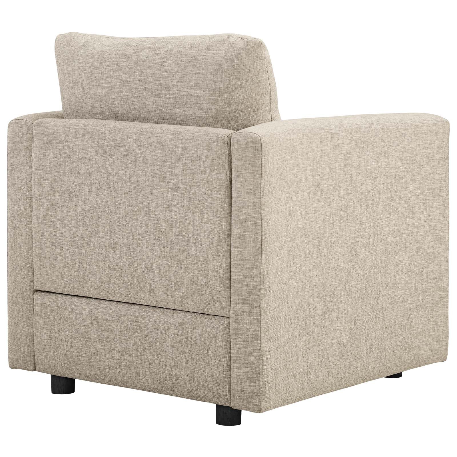 Fauteuil en tissu rembourré Activate