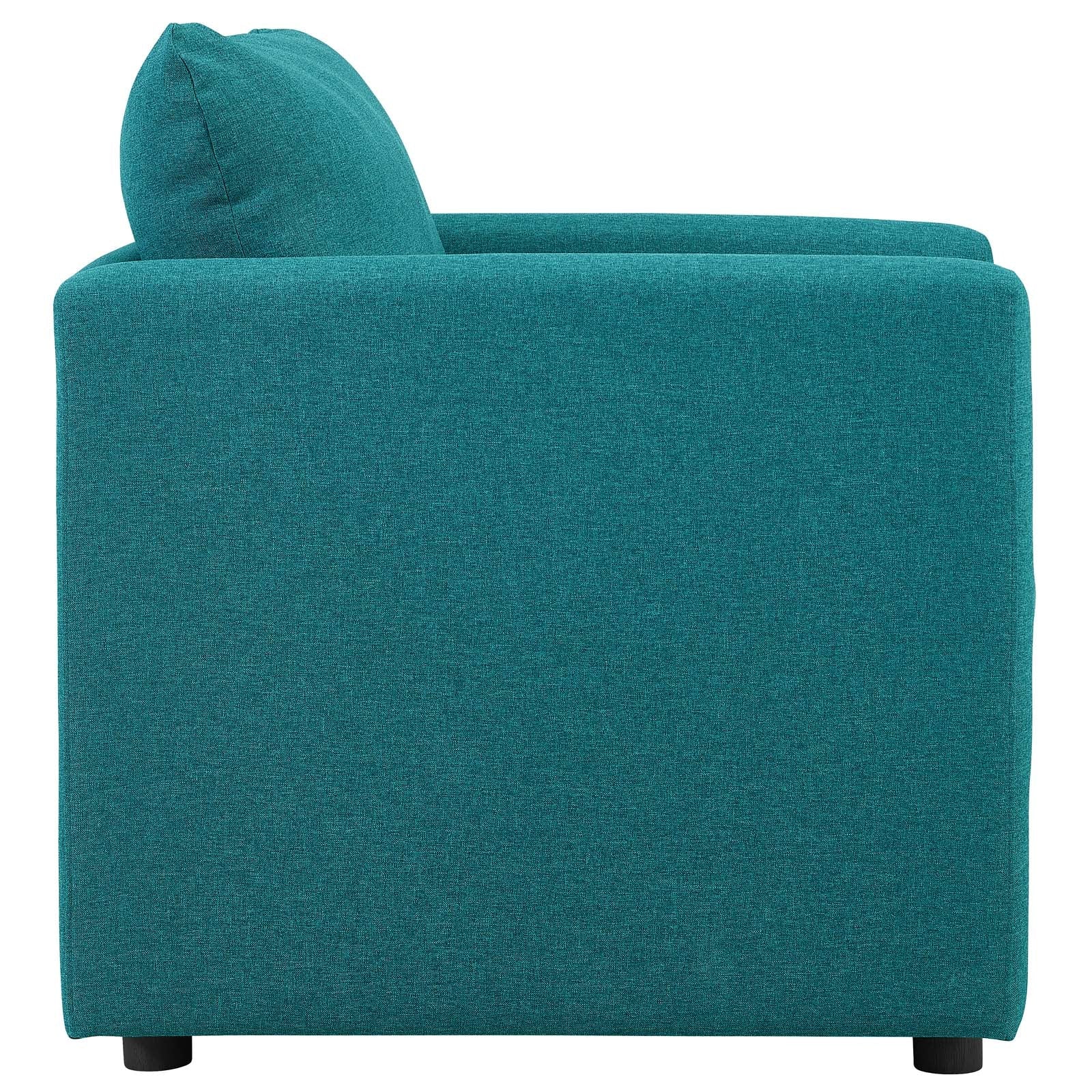 Fauteuil en tissu rembourré Activate