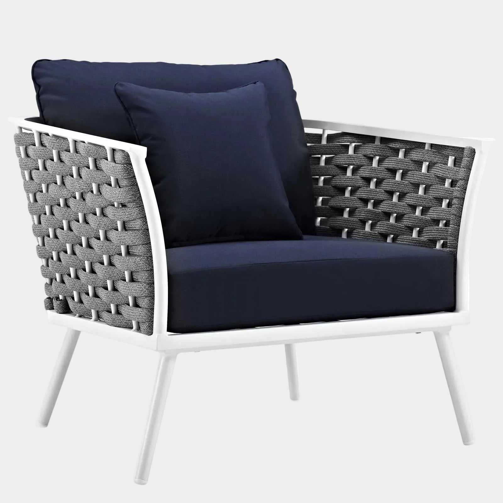 Fauteuil d'extérieur en aluminium Stance 