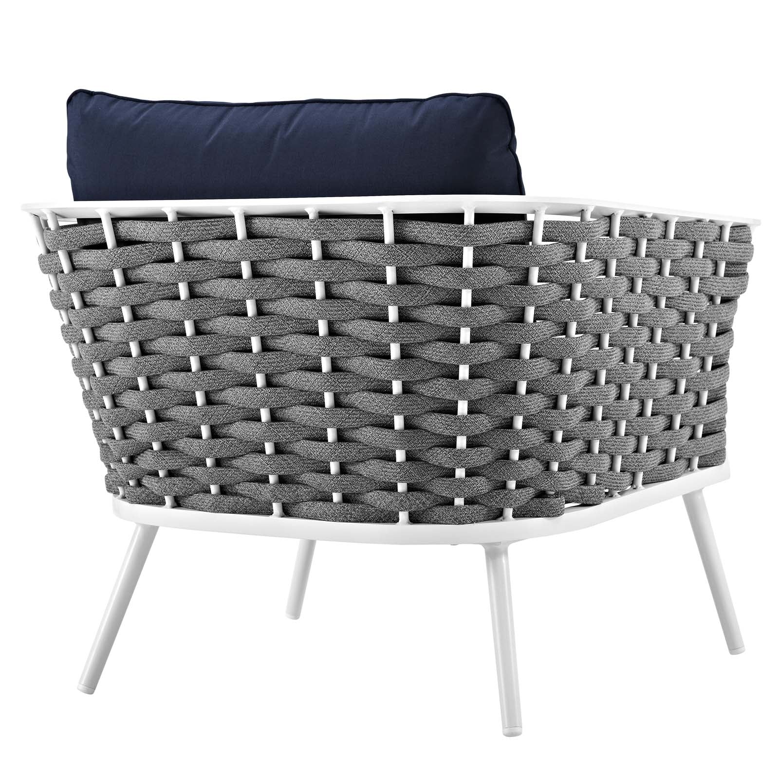 Fauteuil d'extérieur en aluminium Stance 