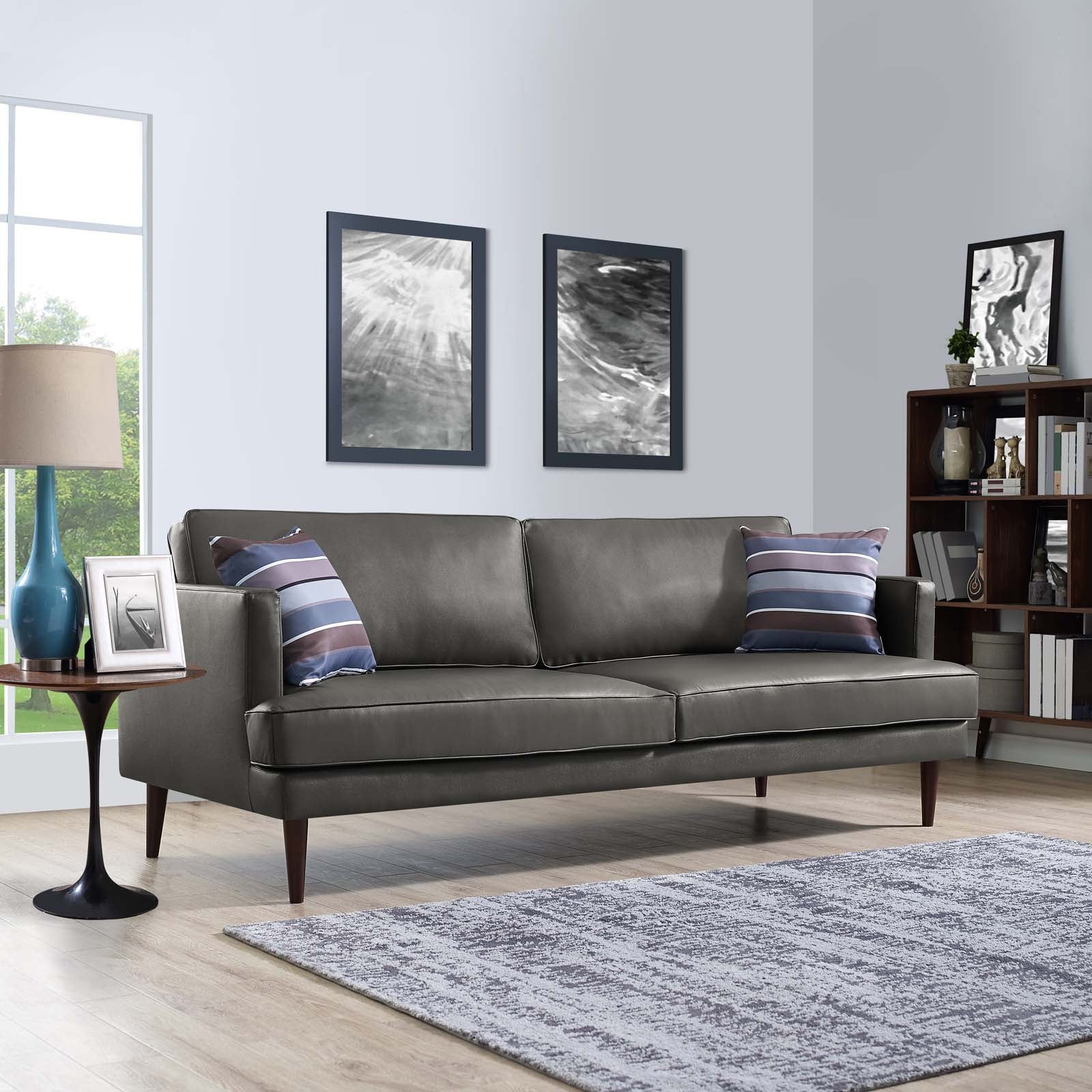 Agile Genuine Leather Sofa