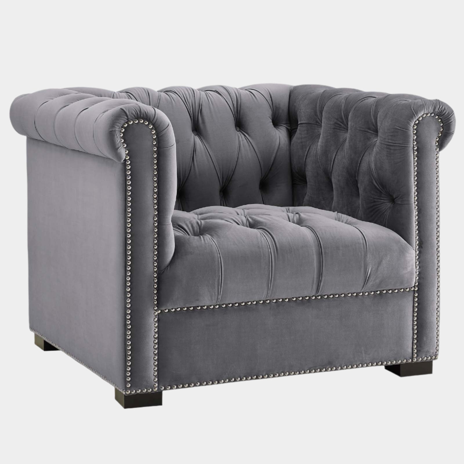 Fauteuil en velours Heritage Performance