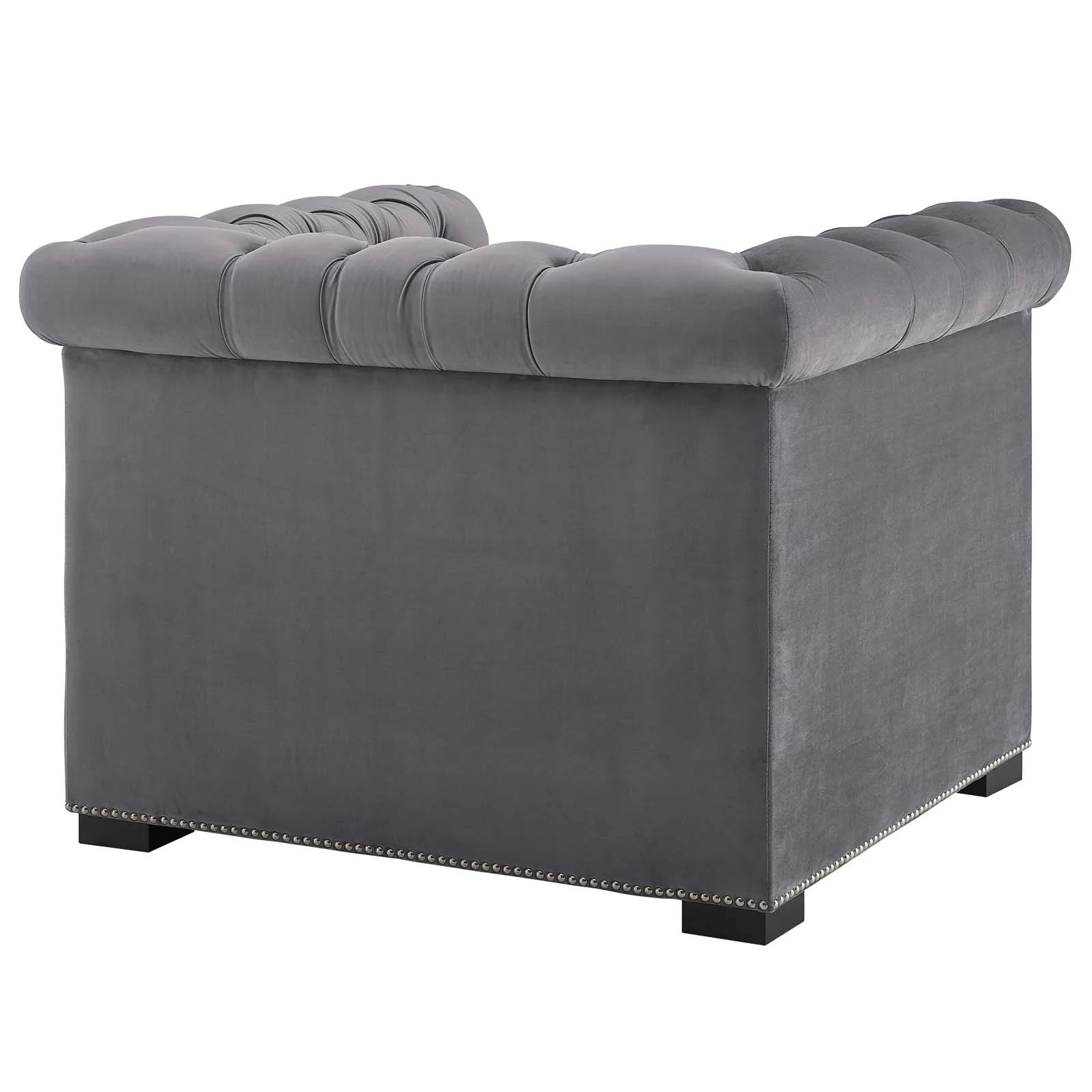 Fauteuil en velours Heritage Performance