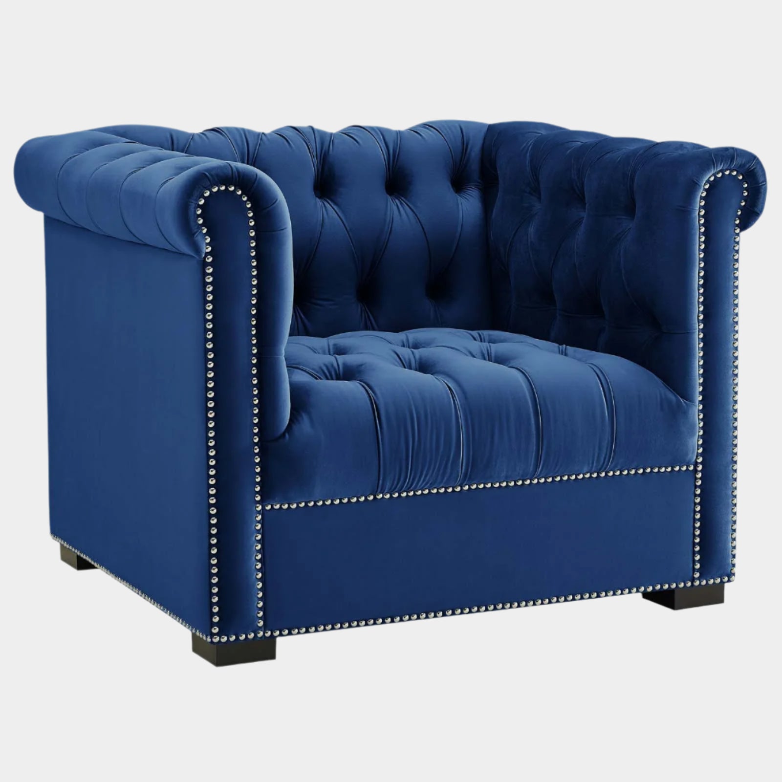 Fauteuil en velours Heritage Performance