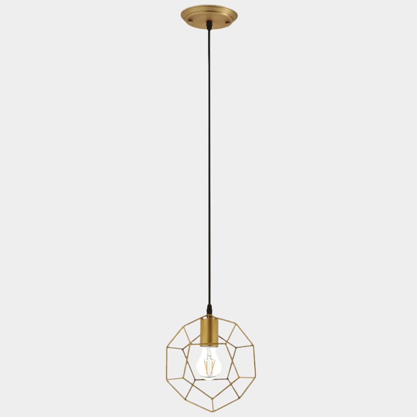 Pique Gold Metal Ceiling Fixture