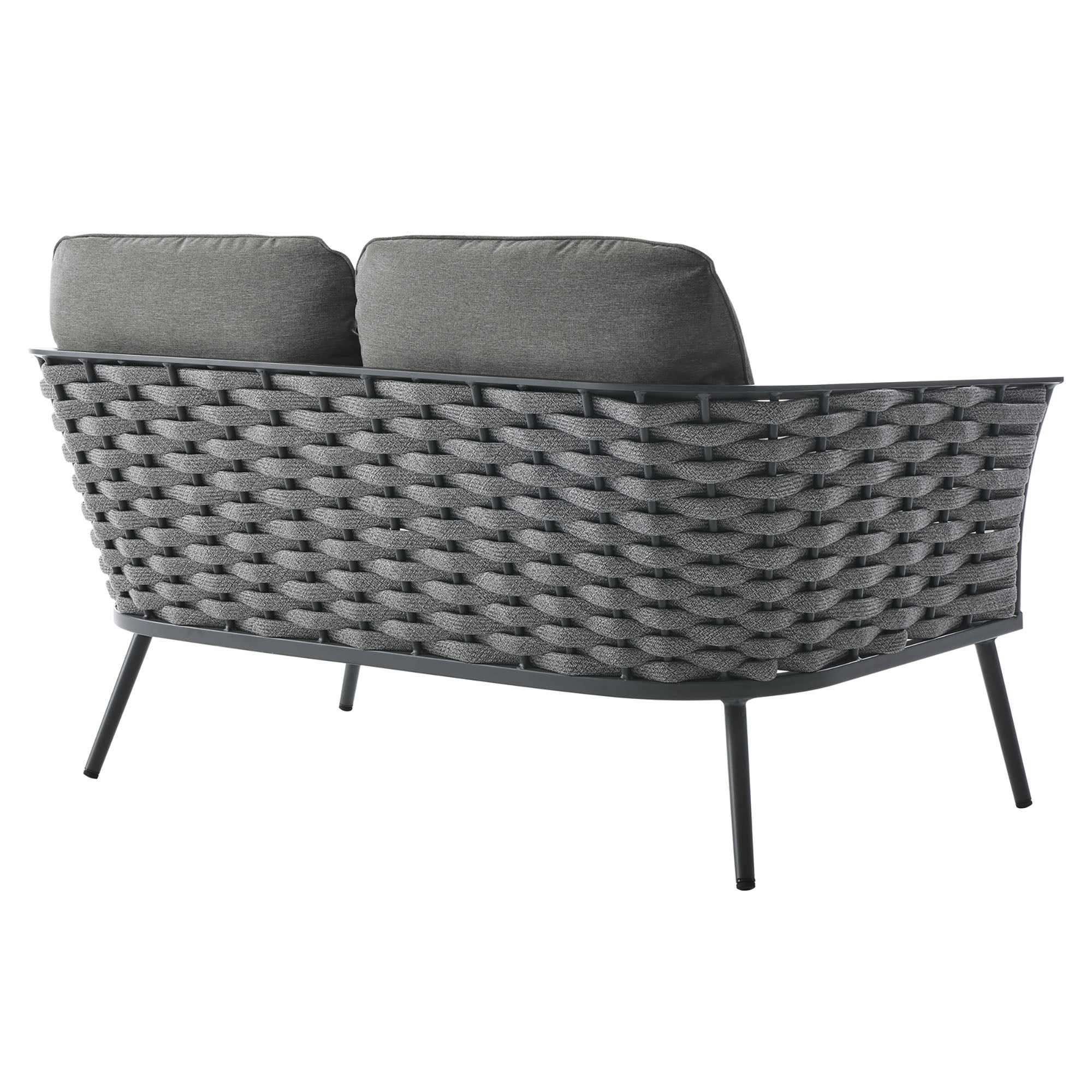 Stance 6 Piece Outdoor Patio Aluminum Sectional Sofa