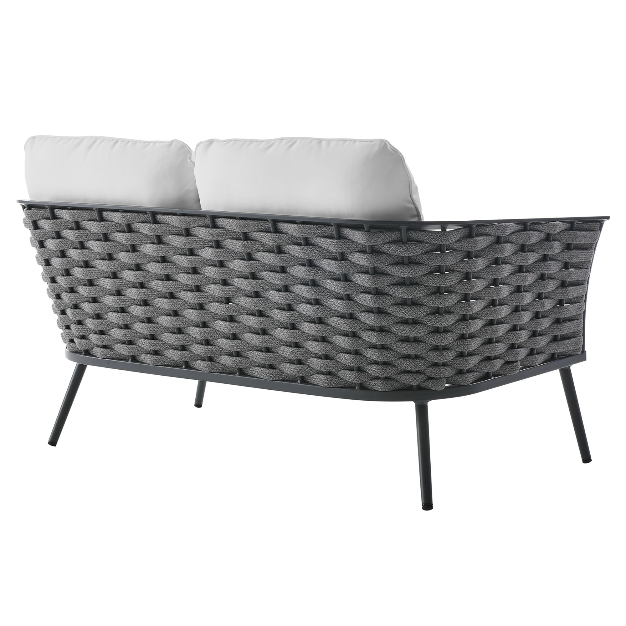 Stance 6 Piece Outdoor Patio Aluminum Sectional Sofa