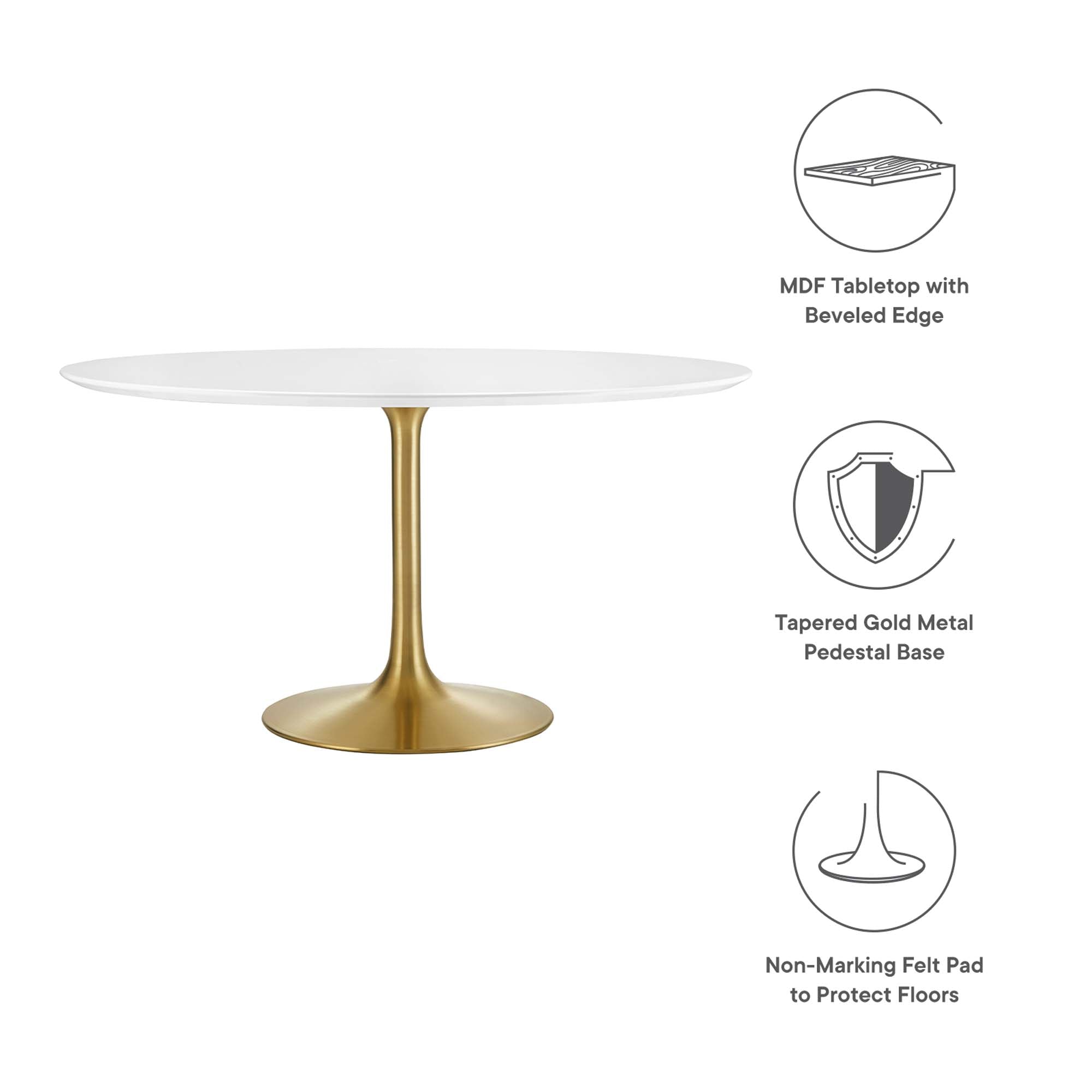 Lippa Round 54" Dining Table